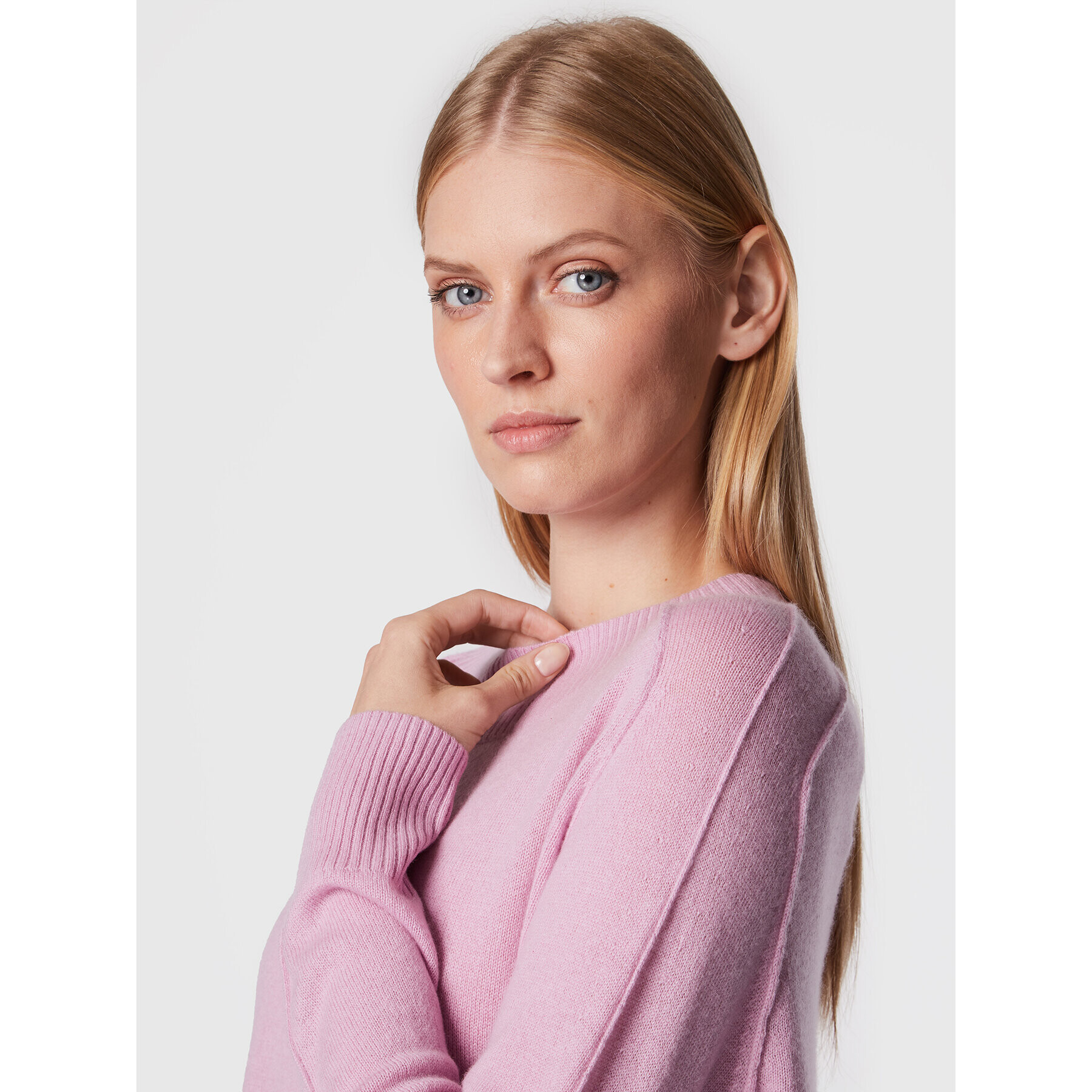 Marc Aurel Пуловер 8698 8000 81976 Розов Relaxed Fit - Pepit.bg