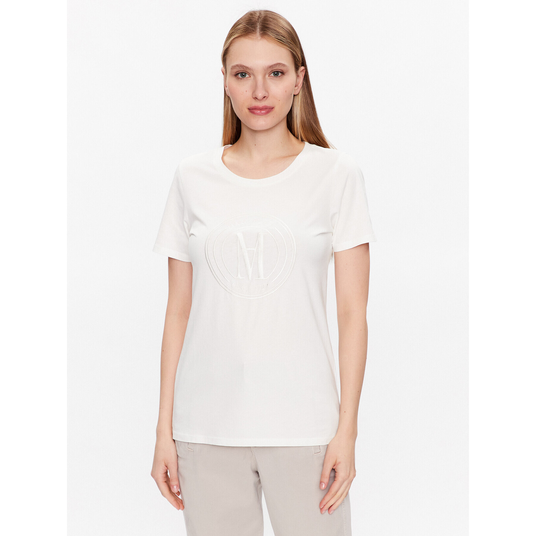 Marc Aurel Тишърт 7410 7000 73574 Бял Regular Fit - Pepit.bg