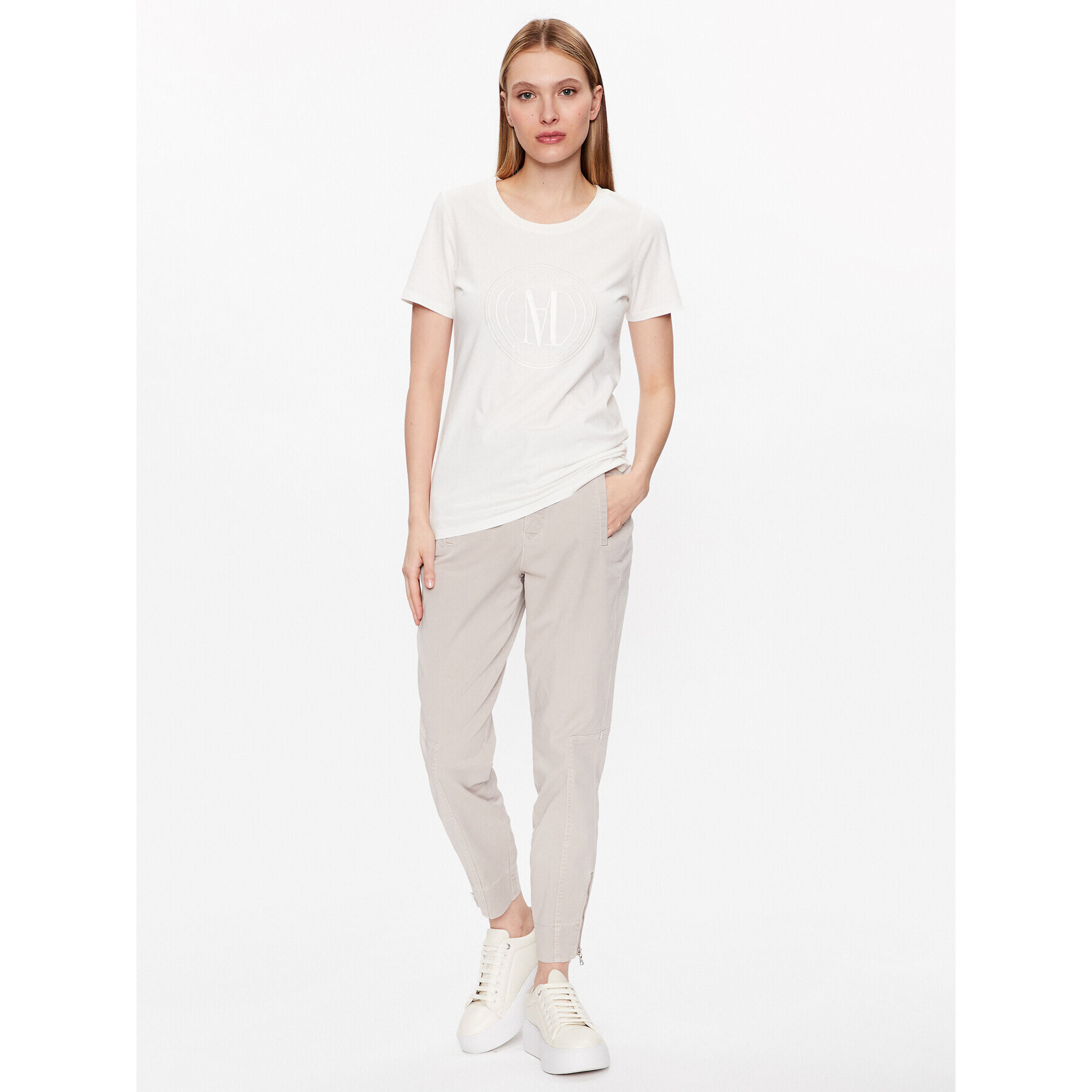Marc Aurel Тишърт 7410 7000 73574 Бял Regular Fit - Pepit.bg