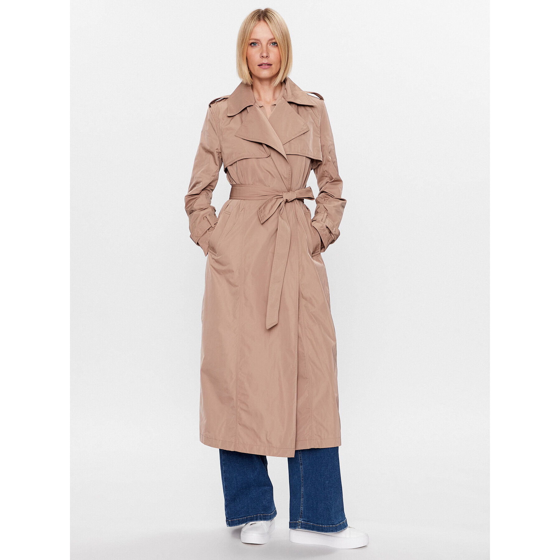 Marc Aurel Тренч 5495 1000 93096 Кафяв Regular Fit - Pepit.bg