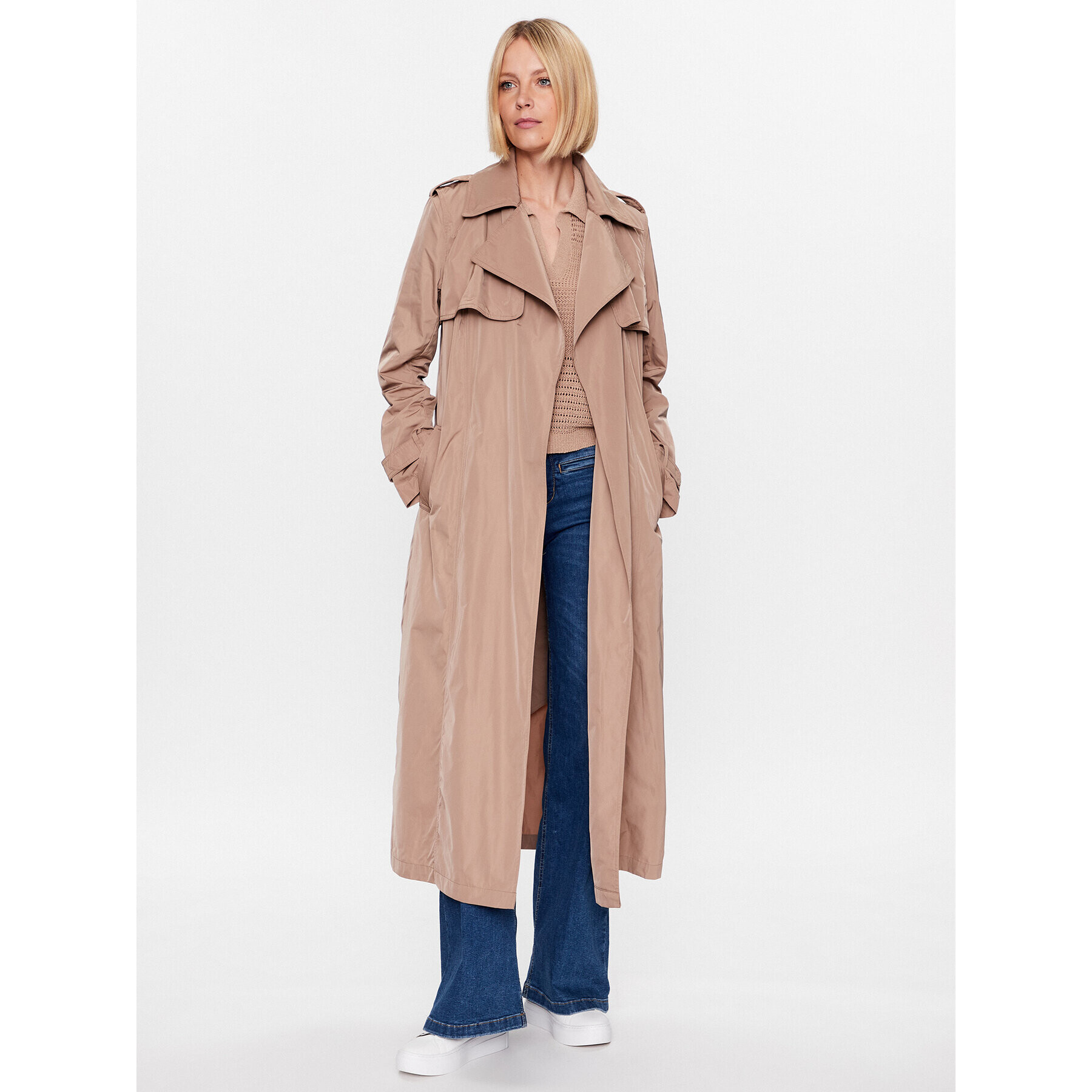 Marc Aurel Тренч 5495 1000 93096 Кафяв Regular Fit - Pepit.bg