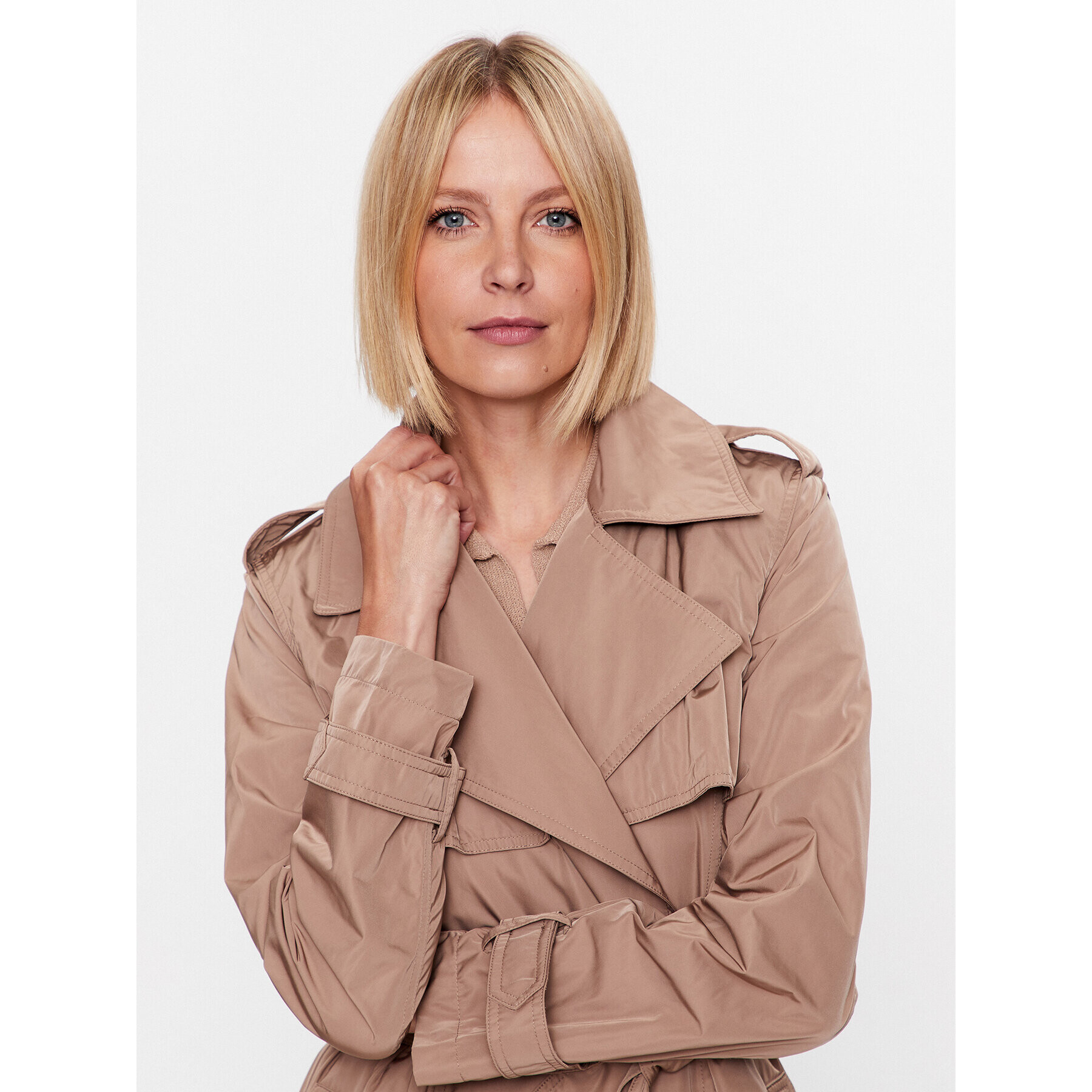 Marc Aurel Тренч 5495 1000 93096 Кафяв Regular Fit - Pepit.bg
