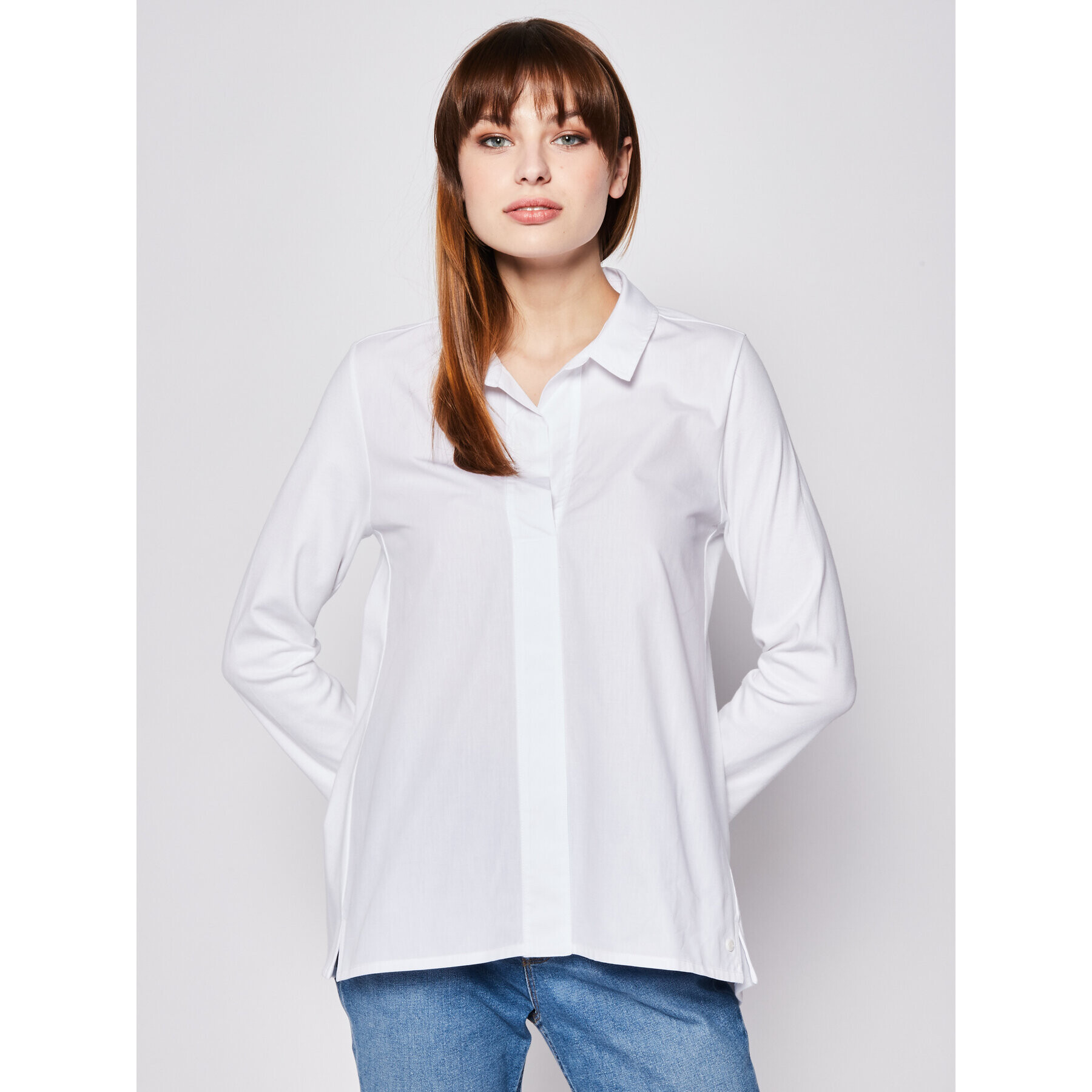 Marc O'Polo Блуза 002 3057 52425 Бял Regular Fit - Pepit.bg