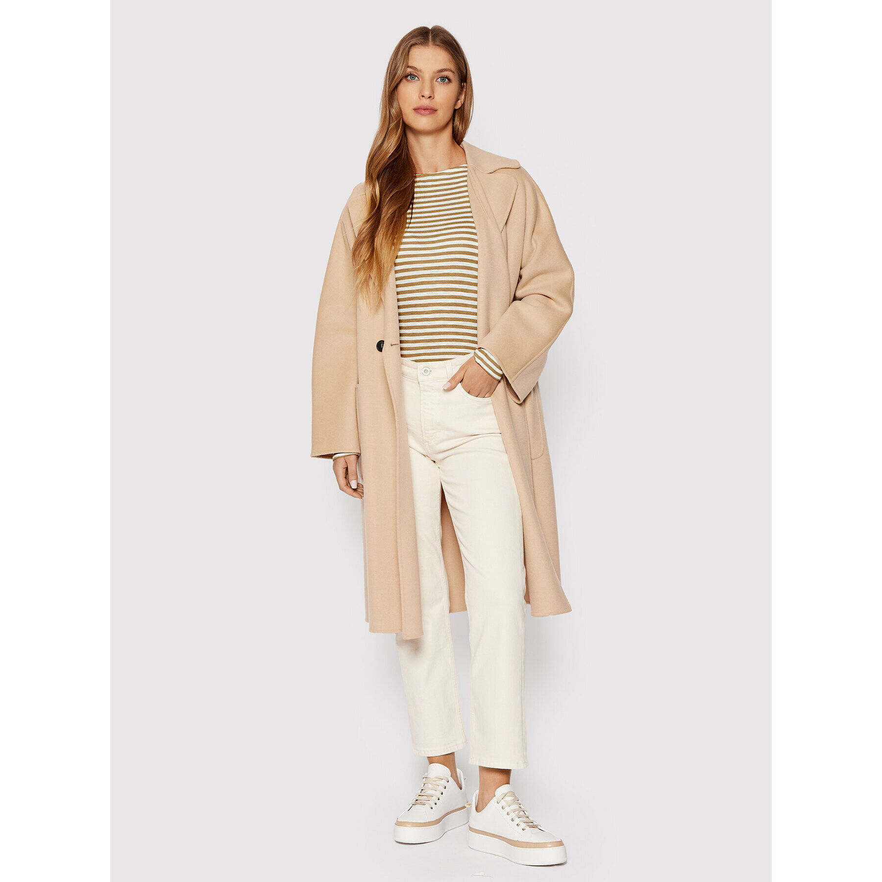 Marc O'Polo Блуза 202 2196 52597 Кафяв Regular Fit - Pepit.bg