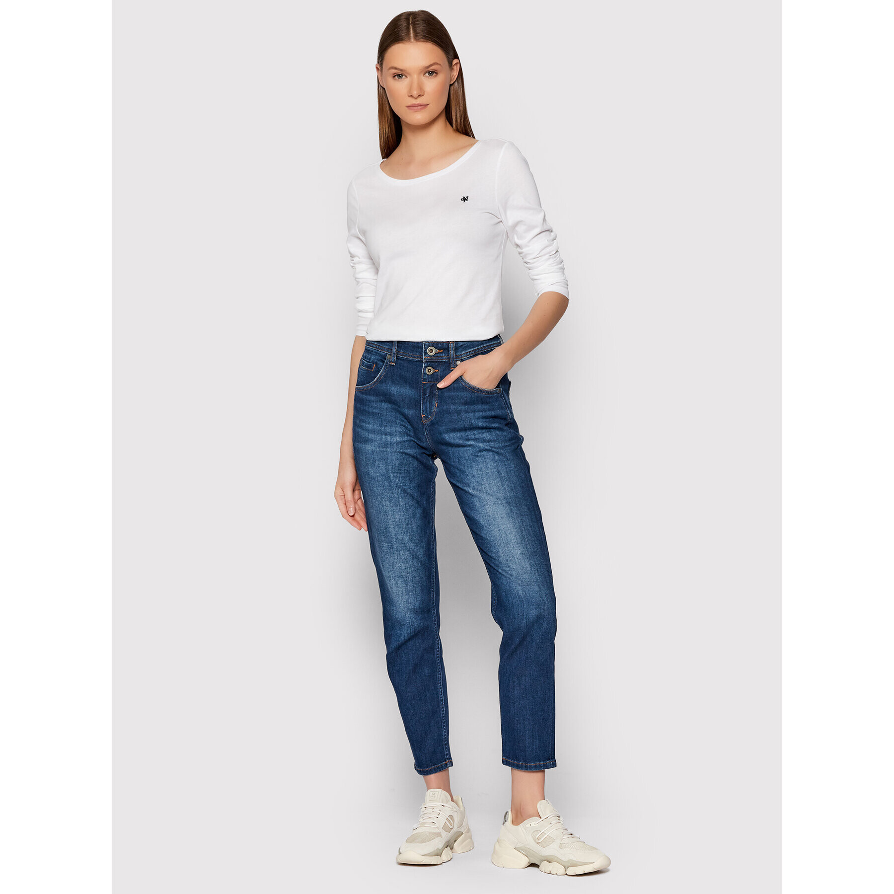 Marc O'Polo Блуза B01 2183 52487 Бял Regular Fit - Pepit.bg