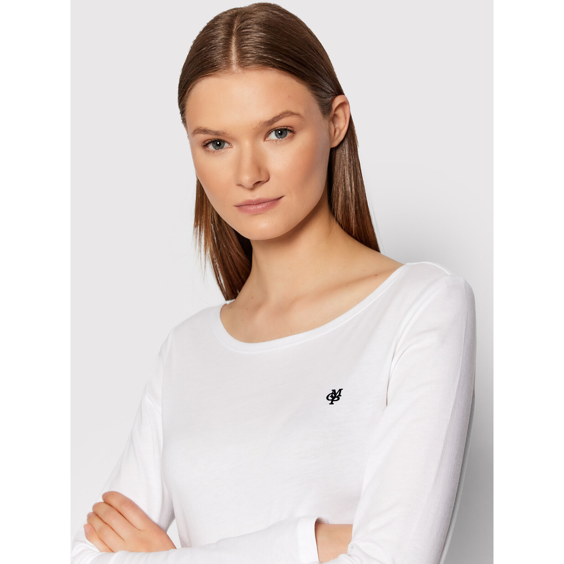 Marc O'Polo Блуза B01 2183 52487 Бял Regular Fit - Pepit.bg