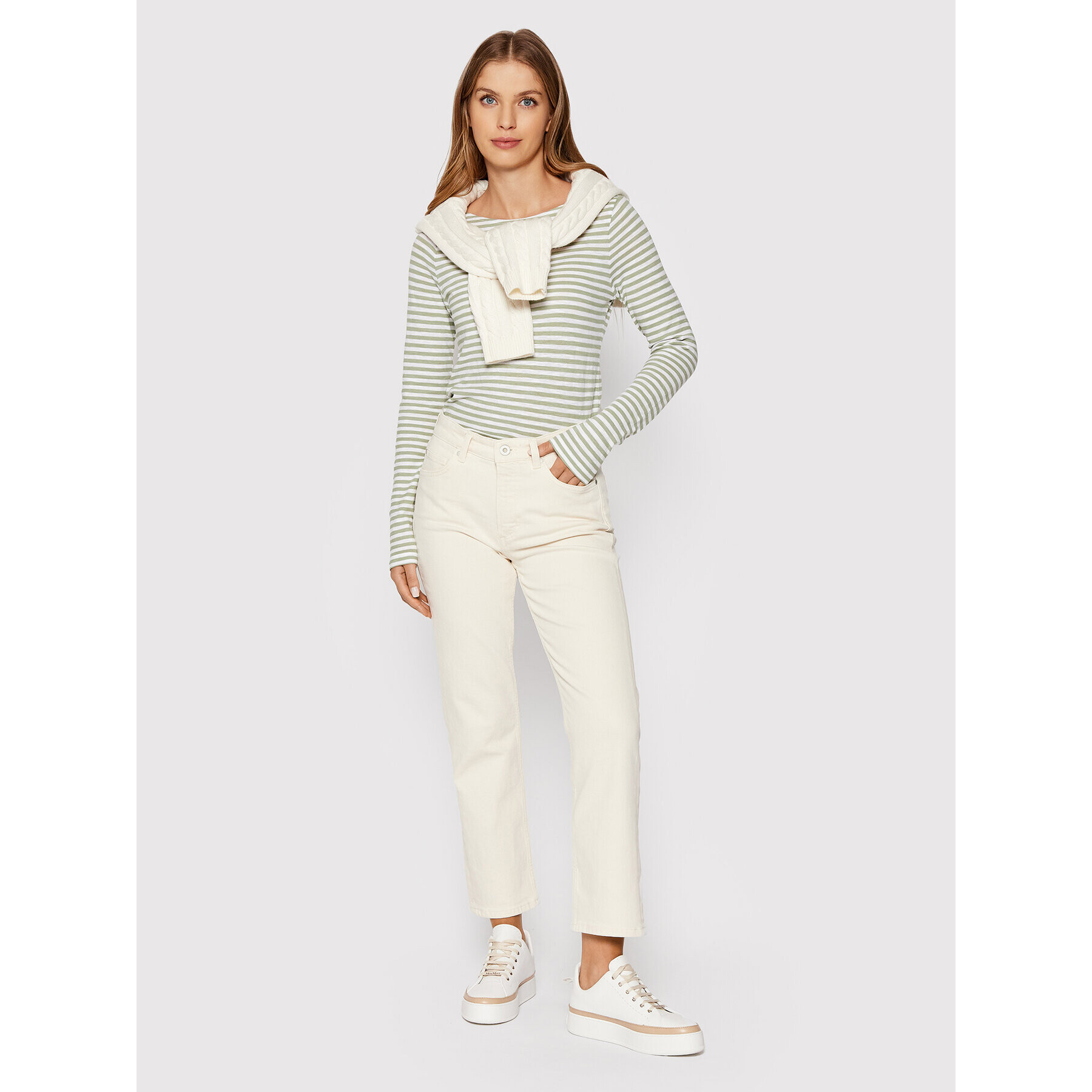 Marc O'Polo Блуза M02 2196 52597 Зелен Regular Fit - Pepit.bg