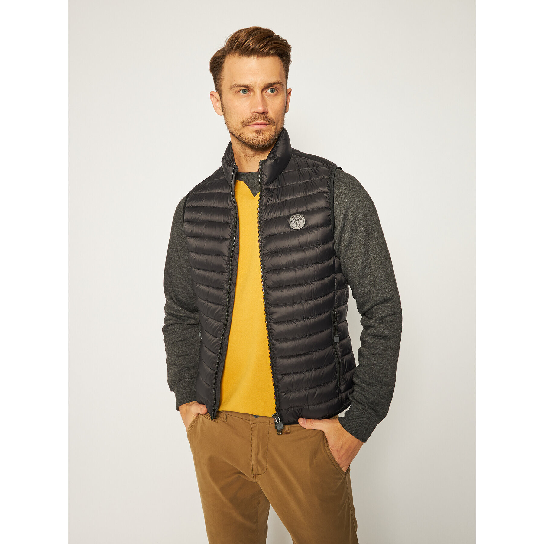 Marc O'Polo Елек B21 1142 72052 Черен Regular Fit - Pepit.bg