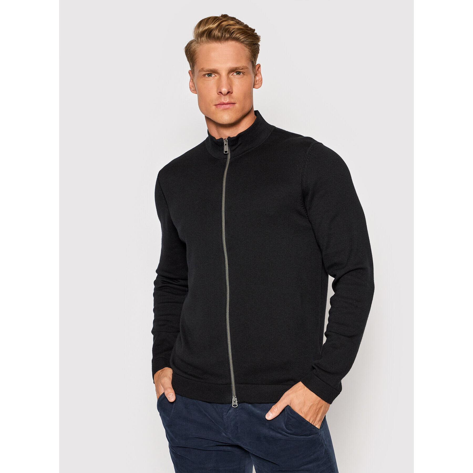 Marc O'Polo Кардиган 128 5092 61054 Черен Regular Fit - Pepit.bg