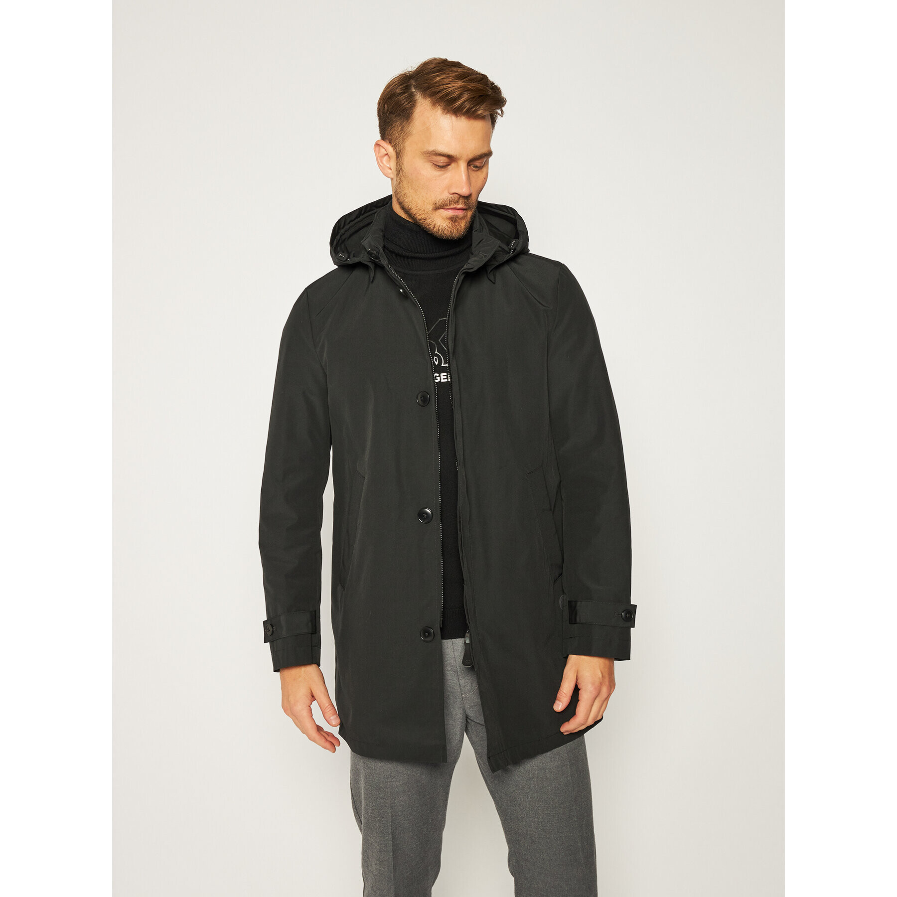 Marc O'Polo Парка 28 102 871 030 Черен Regular Fit - Pepit.bg
