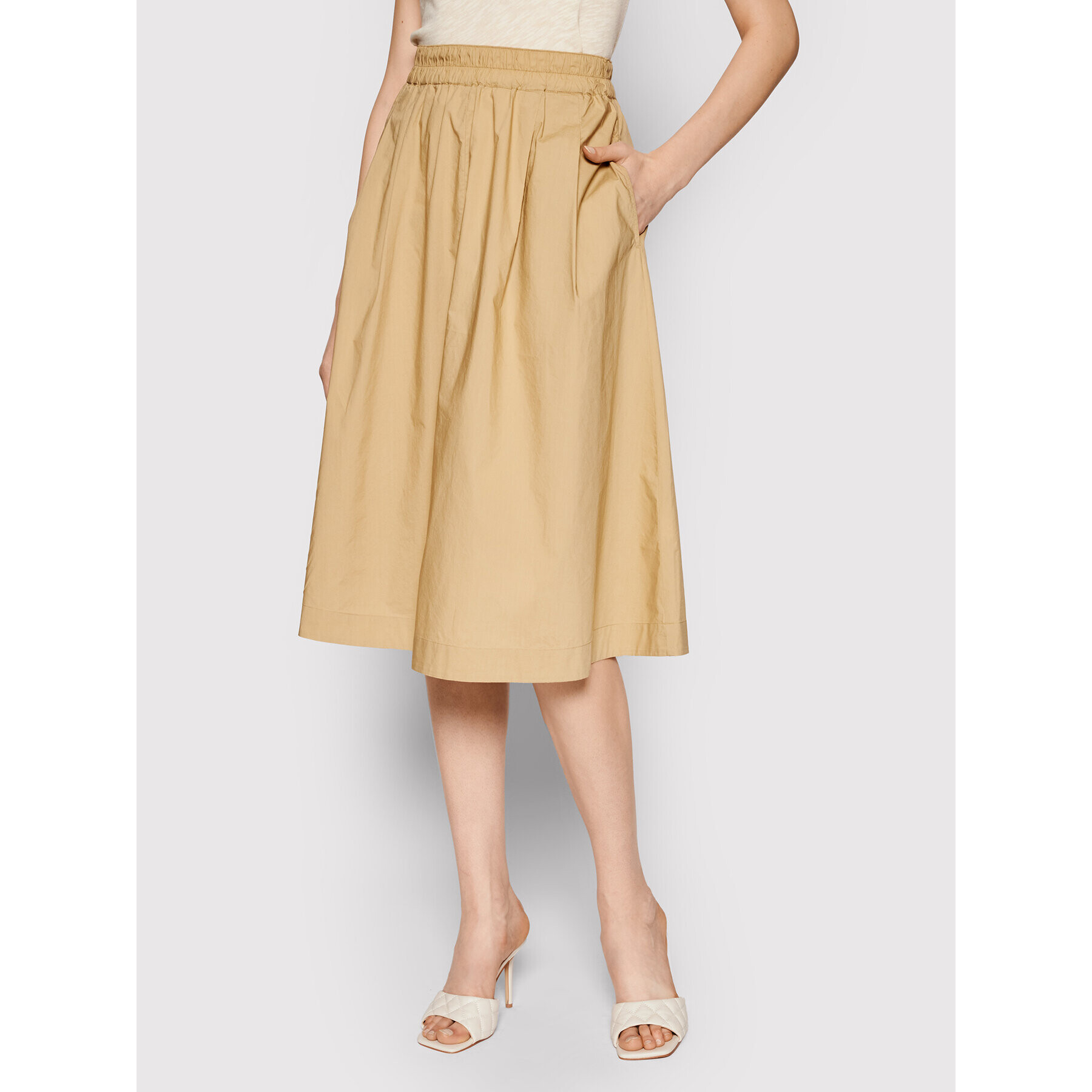 Marc O'Polo Пола тип трапец 103 1773 20035 Кафяв Regular Fit - Pepit.bg