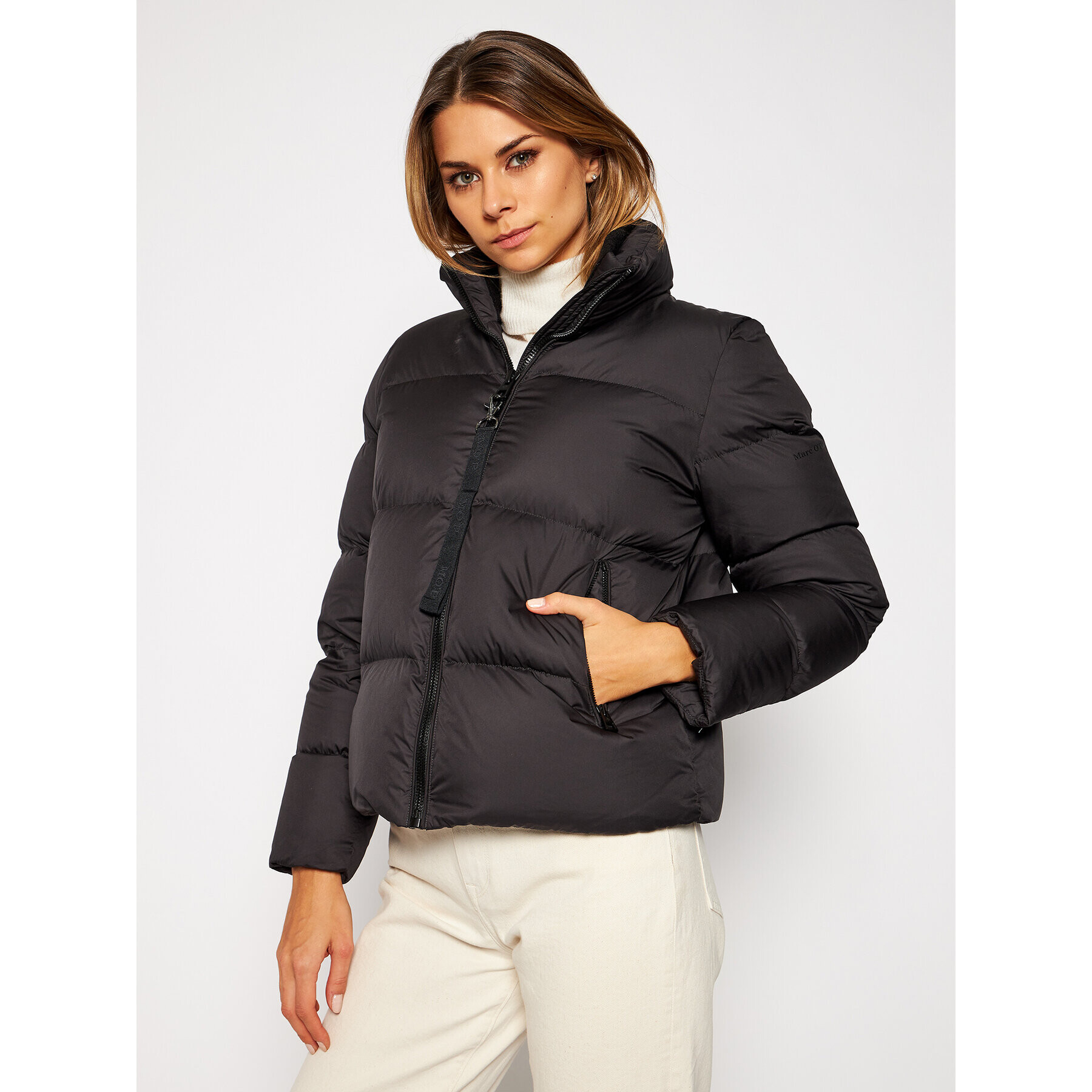 Marc O'Polo Пухено яке 009 0874 70105 Черен Regular Fit - Pepit.bg