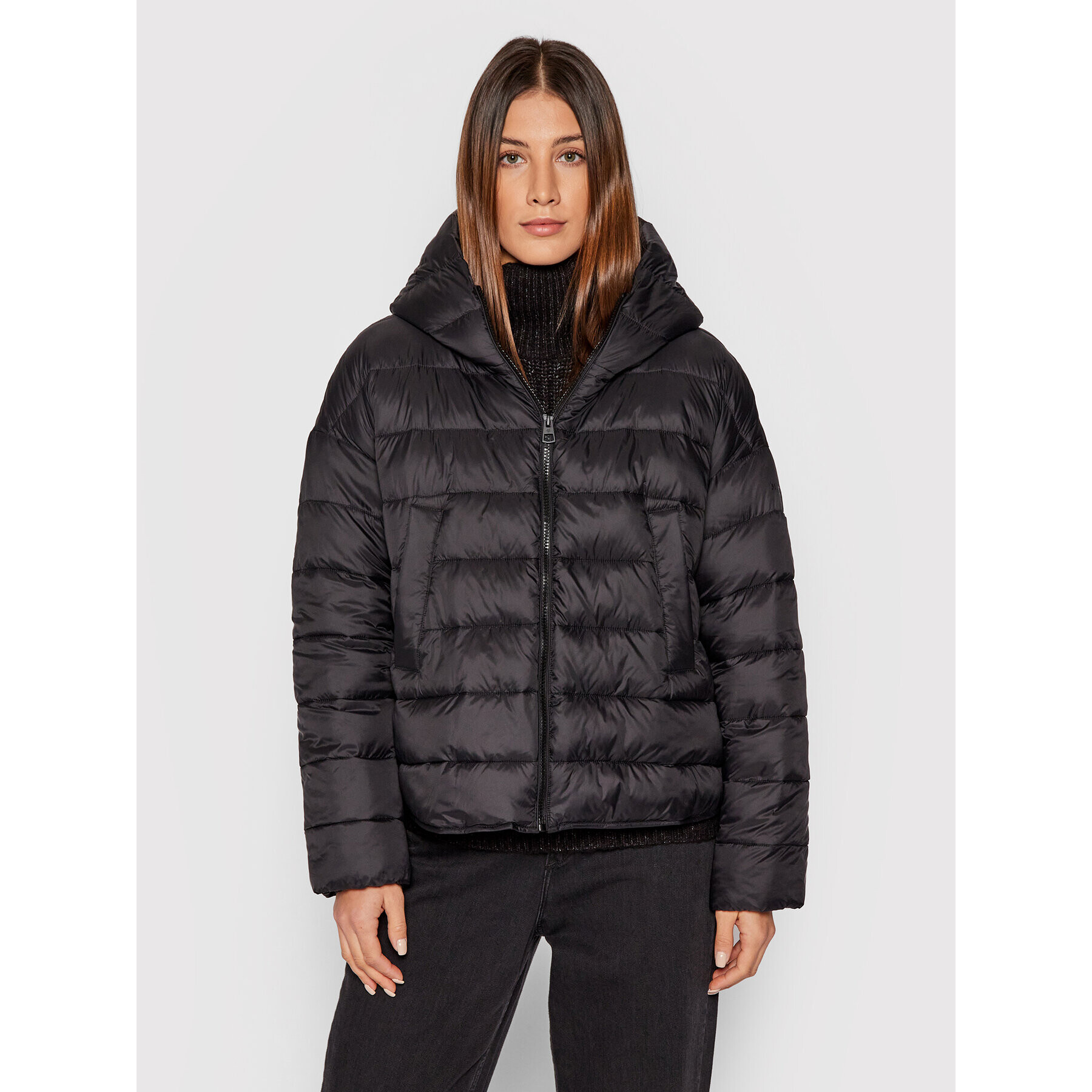 Marc O'Polo Пухено яке 108 0851 70069 Черен Oversize - Pepit.bg