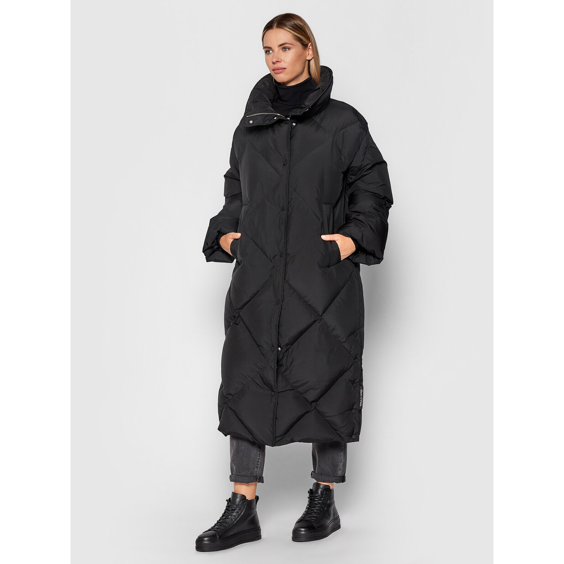Marc O'Polo Пухено яке 109 0922 71123 Черен Regular Fit - Pepit.bg