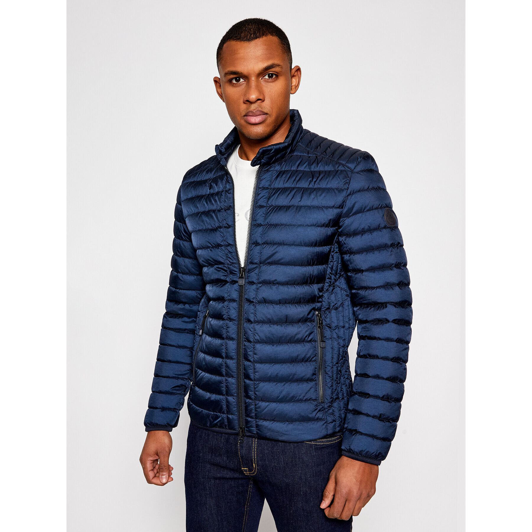 Marc O'Polo Пухено яке 121 0801 70076 Тъмносин Regular Fit - Pepit.bg