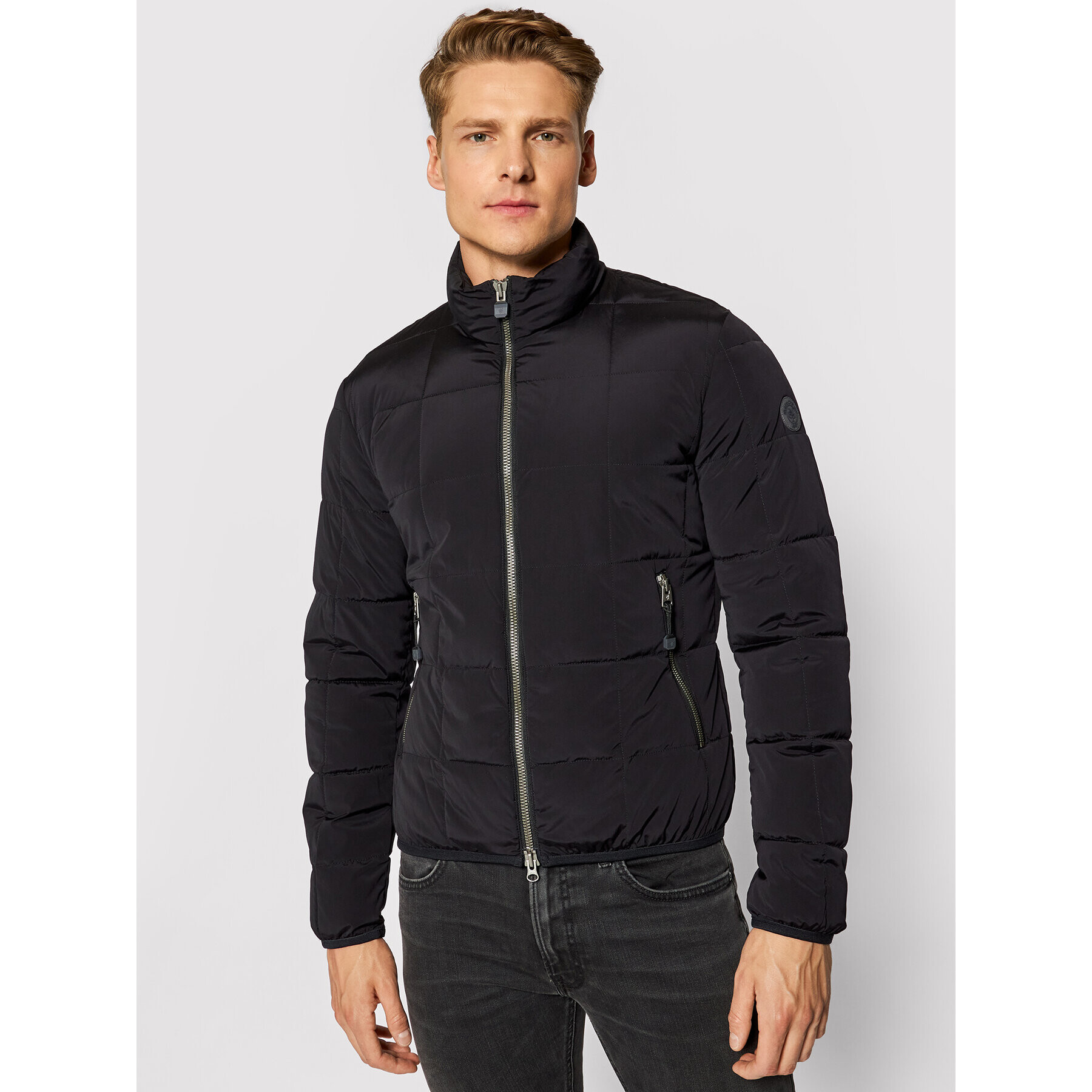 Marc O'Polo Пухено яке M28 0972 70052 Черен Regular Fit - Pepit.bg