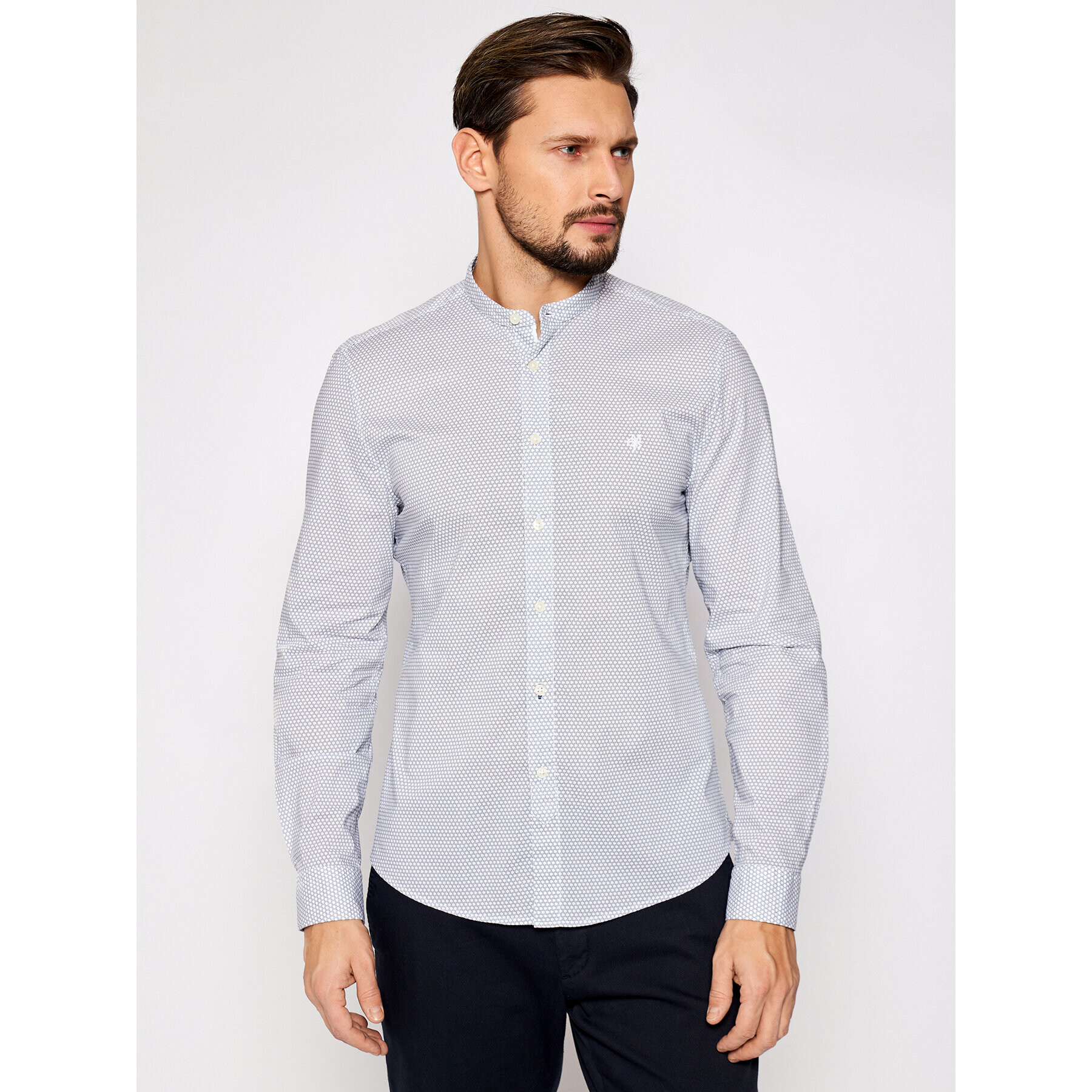Marc O'Polo Риза 121 7275 42206 Бял Shaped Fit - Pepit.bg