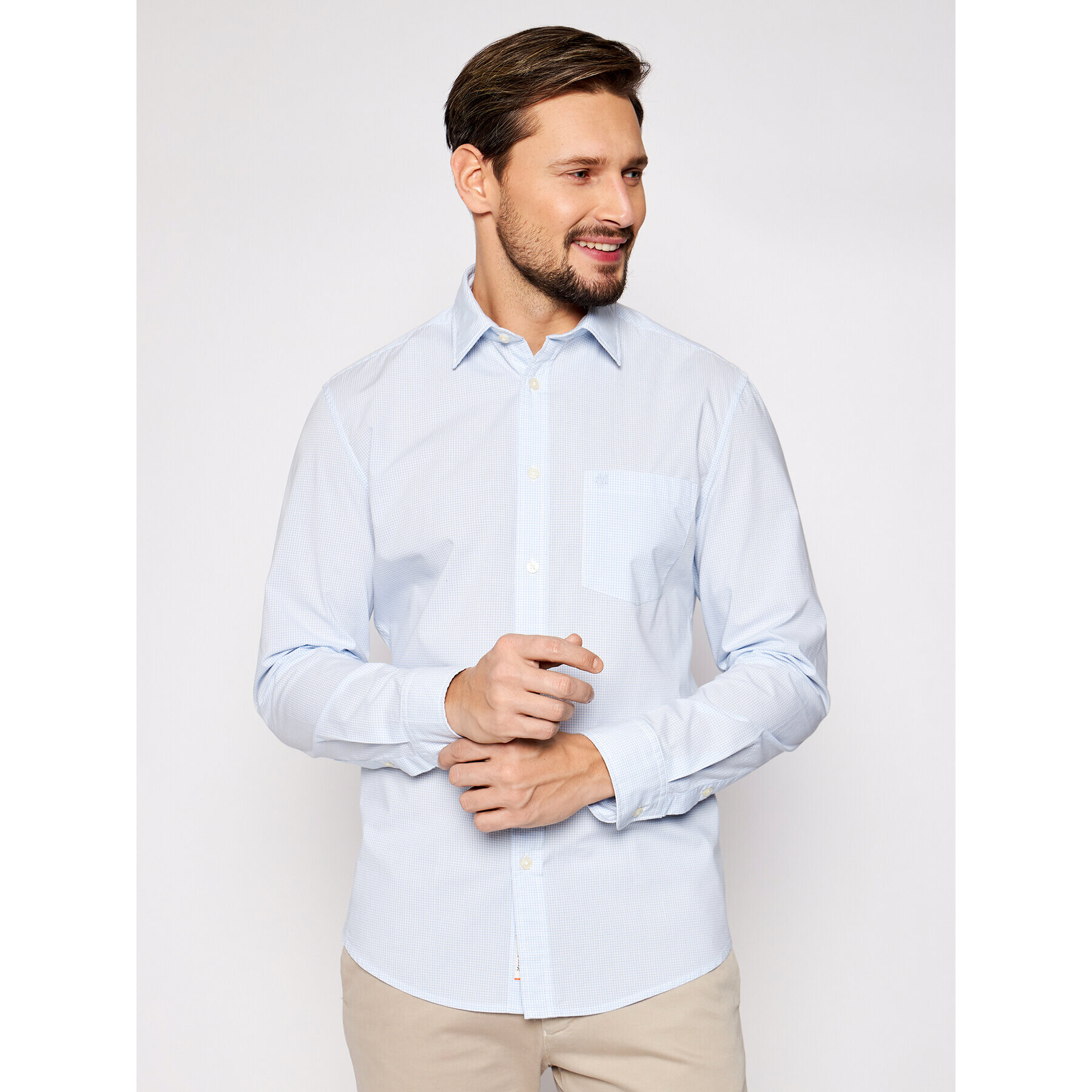 Marc O'Polo Риза 121 7451 42322 Син Regular Fit - Pepit.bg