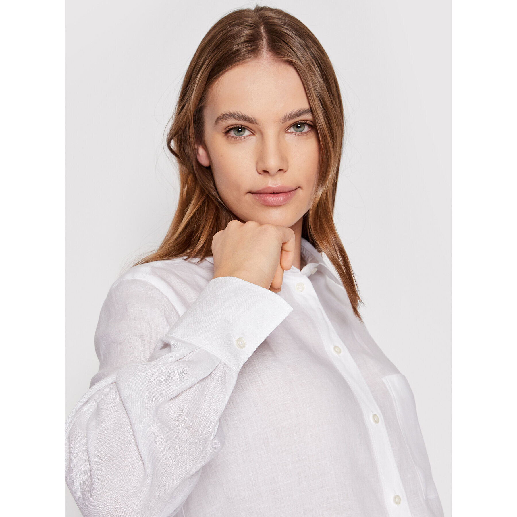 Marc O'Polo Риза 203 1305 42427 Бял Regular Fit - Pepit.bg