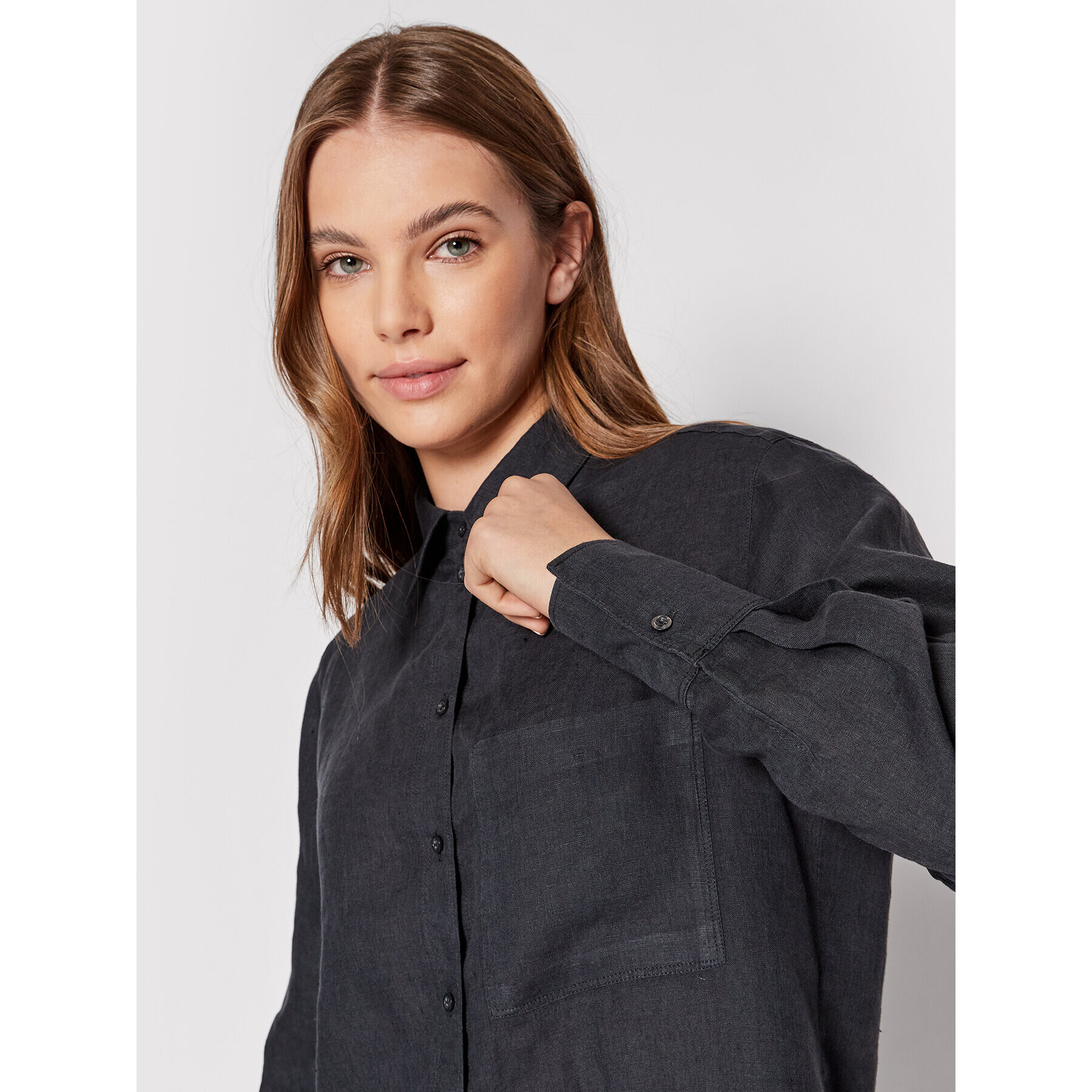 Marc O'Polo Риза 203 1305 42427 Сив Regular Fit - Pepit.bg