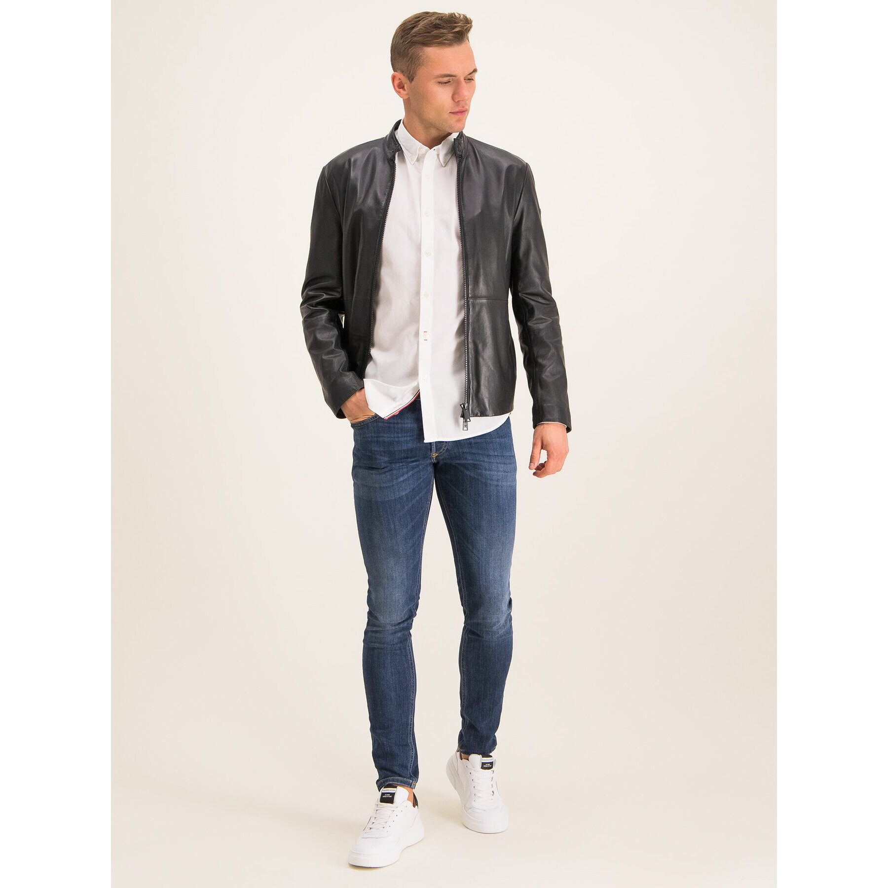 Marc O'Polo Риза B217 6684 2156 Бял Regular Fit - Pepit.bg