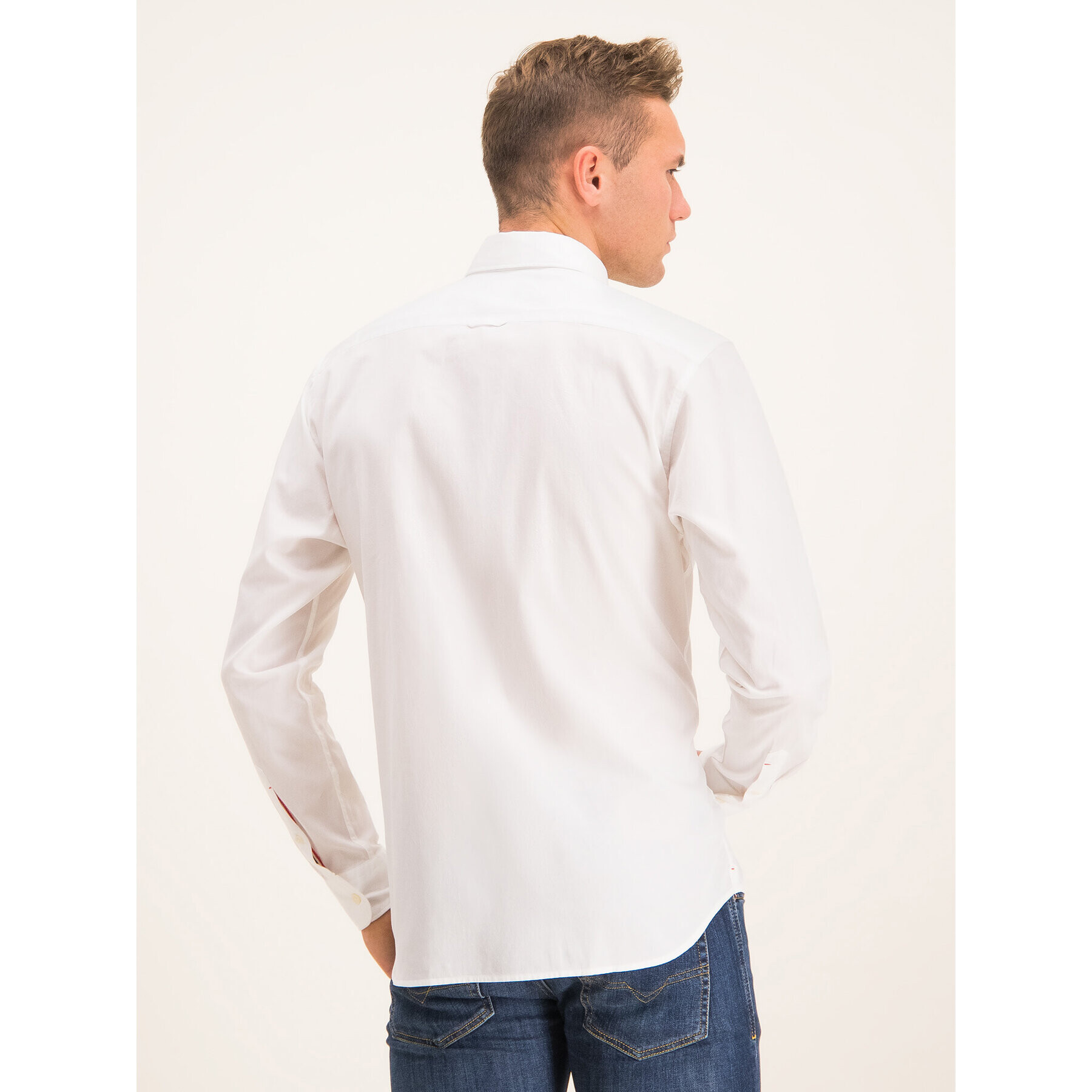 Marc O'Polo Риза B217 6684 2156 Бял Regular Fit - Pepit.bg