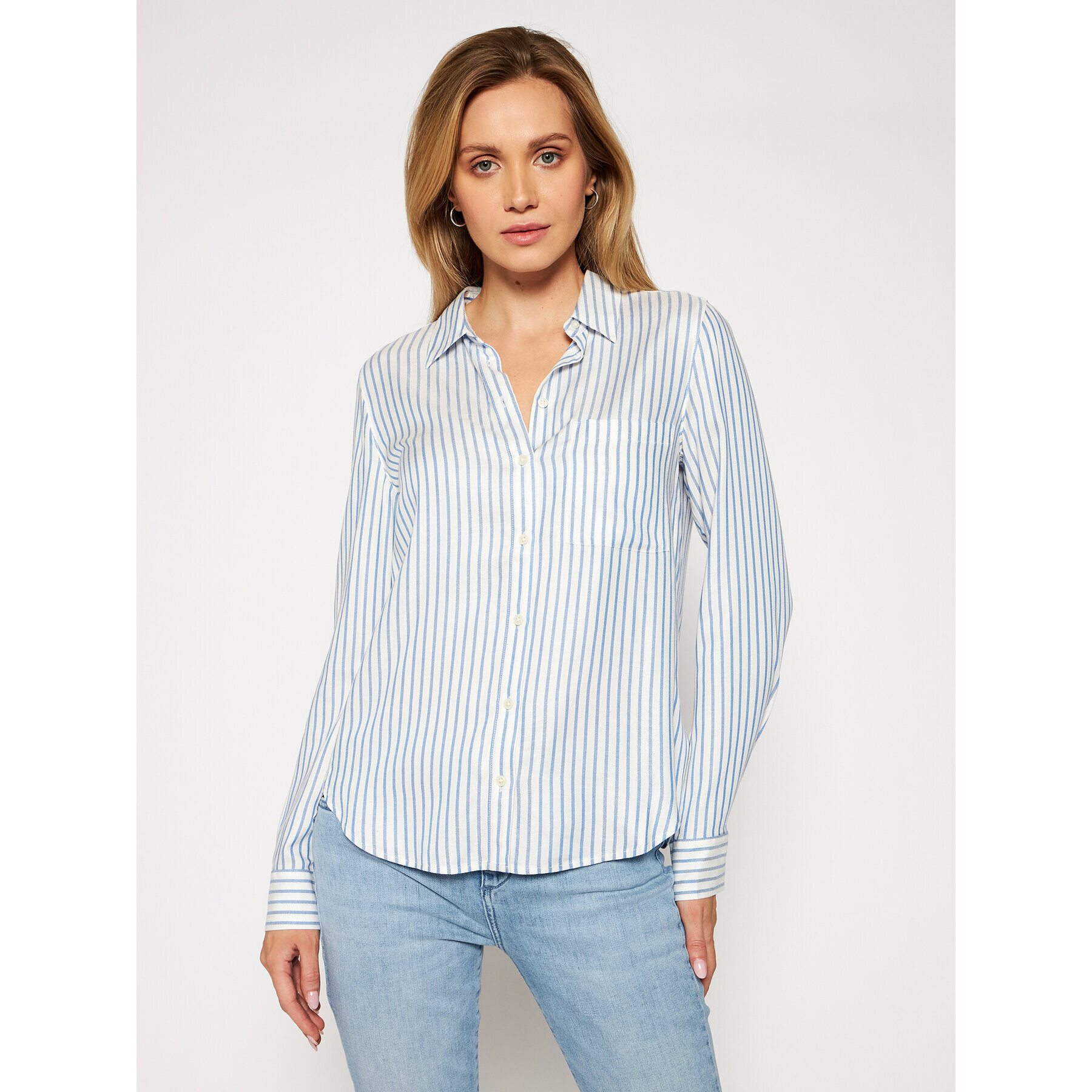 Marc O'Polo Риза M02 1160 42635 Син Regular Fit - Pepit.bg