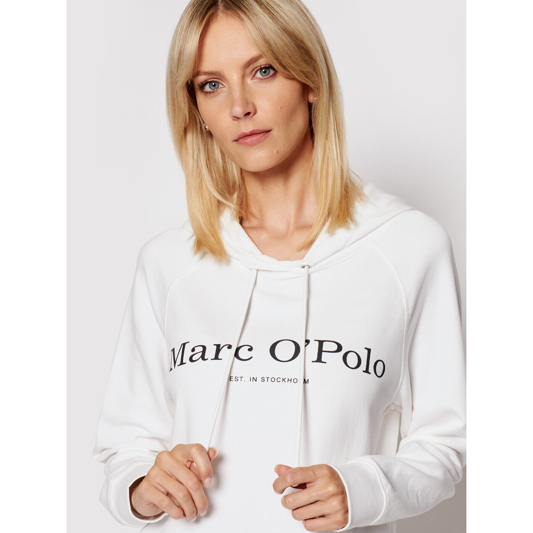 Marc O'Polo Суитшърт 102 4001 54251 Бял Regular Fit - Pepit.bg