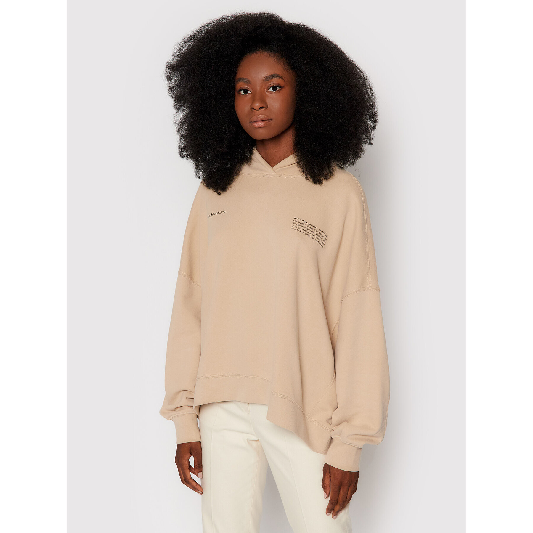 Marc O'Polo Суитшърт 108 4123 54123 Кафяв Oversize - Pepit.bg