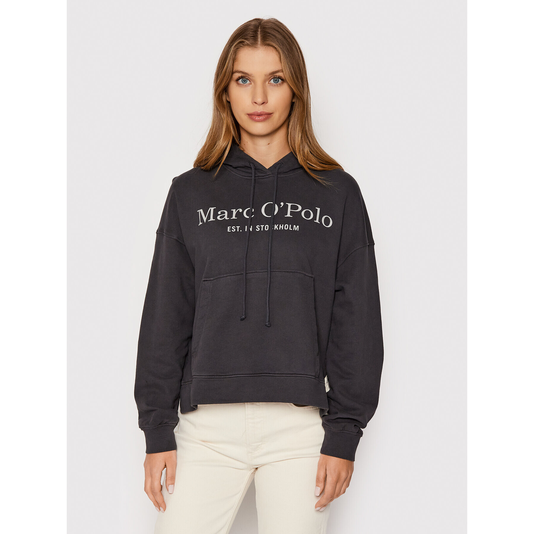 Marc O'Polo Суитшърт 202 4026 54255 Сив Relaxed Fit - Pepit.bg