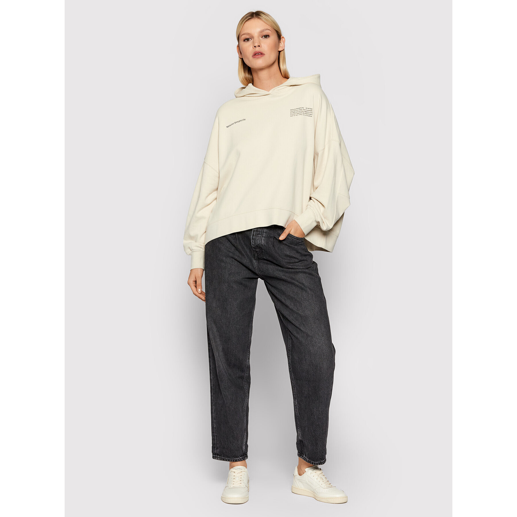 Marc O'Polo Суитшърт M08 4123 54123 Бежов Oversize - Pepit.bg