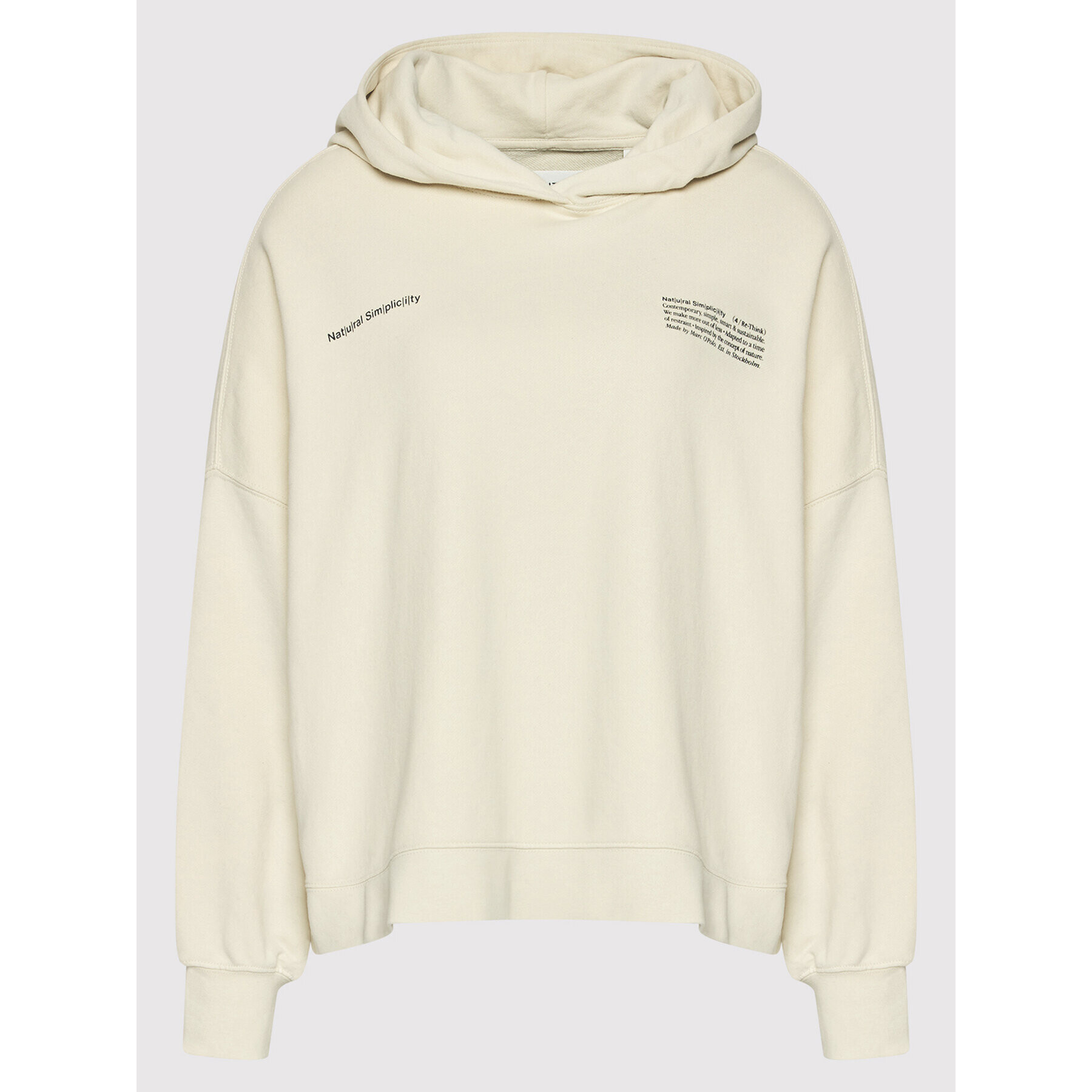 Marc O'Polo Суитшърт M08 4123 54123 Бежов Oversize - Pepit.bg