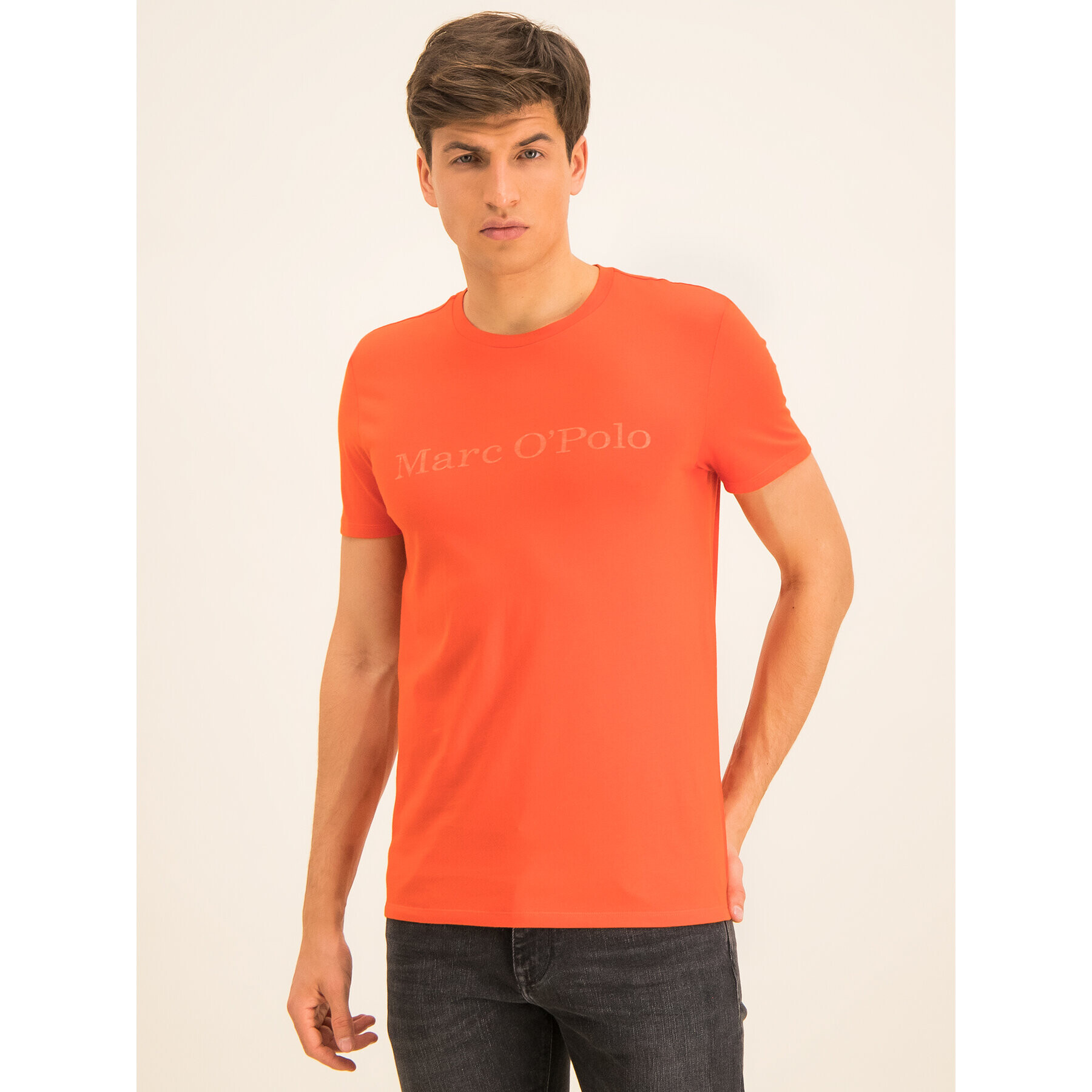 Marc O'Polo Тишърт 021 2220 51230 Оранжев Regular Fit - Pepit.bg
