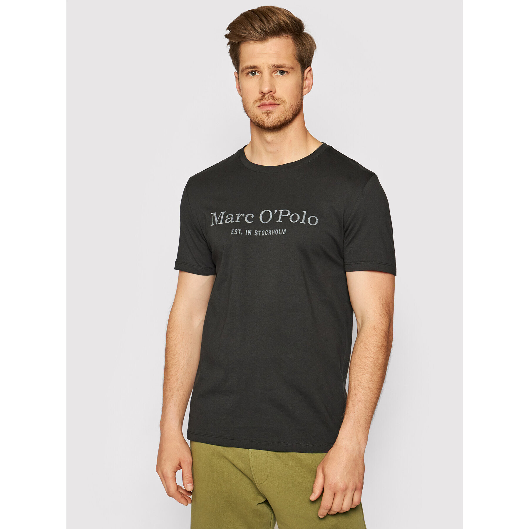 Marc O'Polo Тишърт 122 2220 51352 Черен Regular Fit - Pepit.bg
