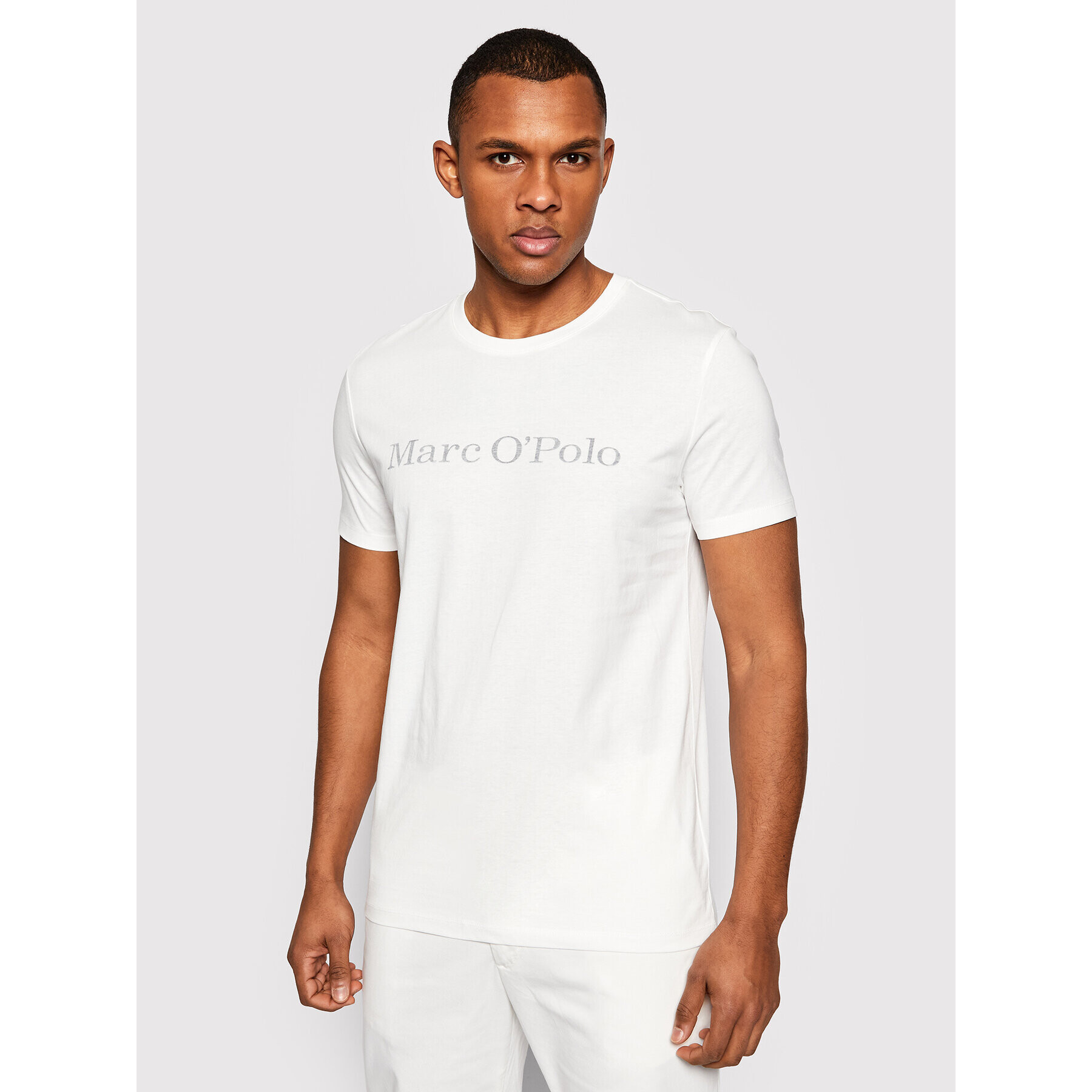 Marc O'Polo Тишърт 123 22205 1230 Бял Regular Fit - Pepit.bg
