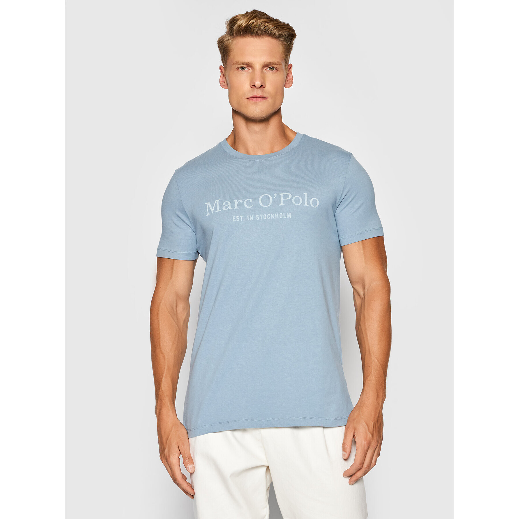Marc O'Polo Тишърт 127 2220 51024 Син Regular Fit - Pepit.bg