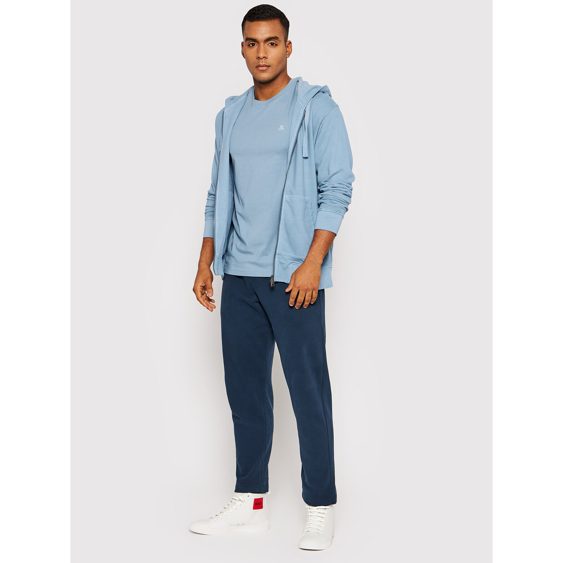 Marc O'Polo Тишърт 220 2220 51022 Син Regular Fit - Pepit.bg