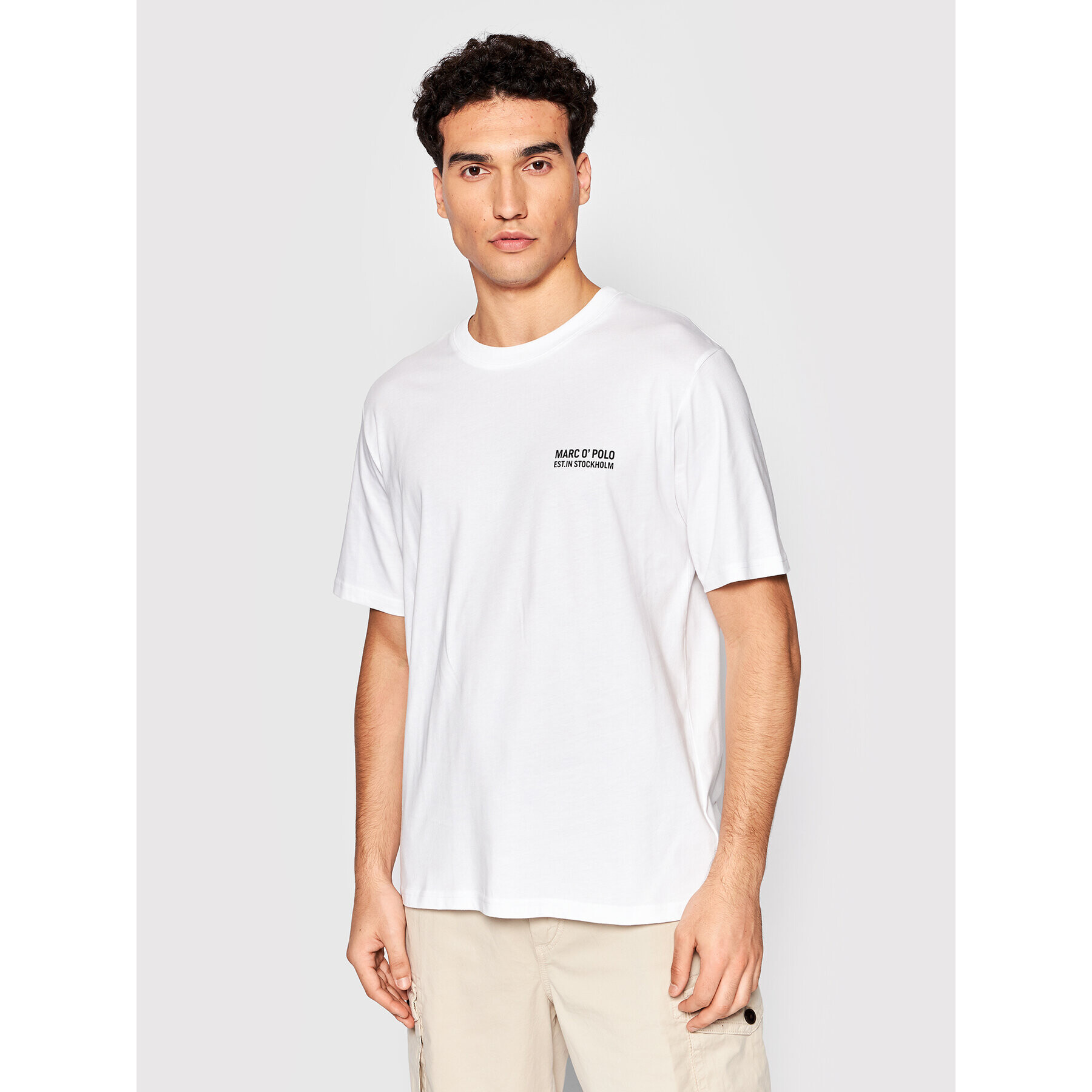 Marc O'Polo Тишърт 226 2012 51074 Бял Regular Fit - Pepit.bg