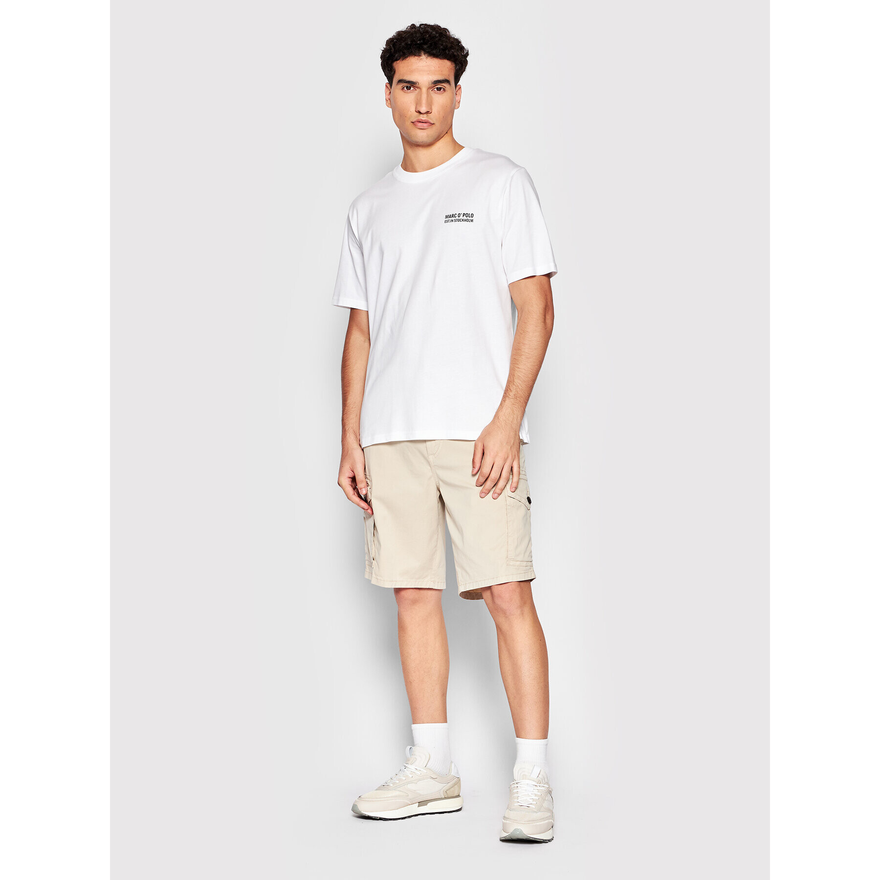 Marc O'Polo Тишърт 226 2012 51074 Бял Regular Fit - Pepit.bg
