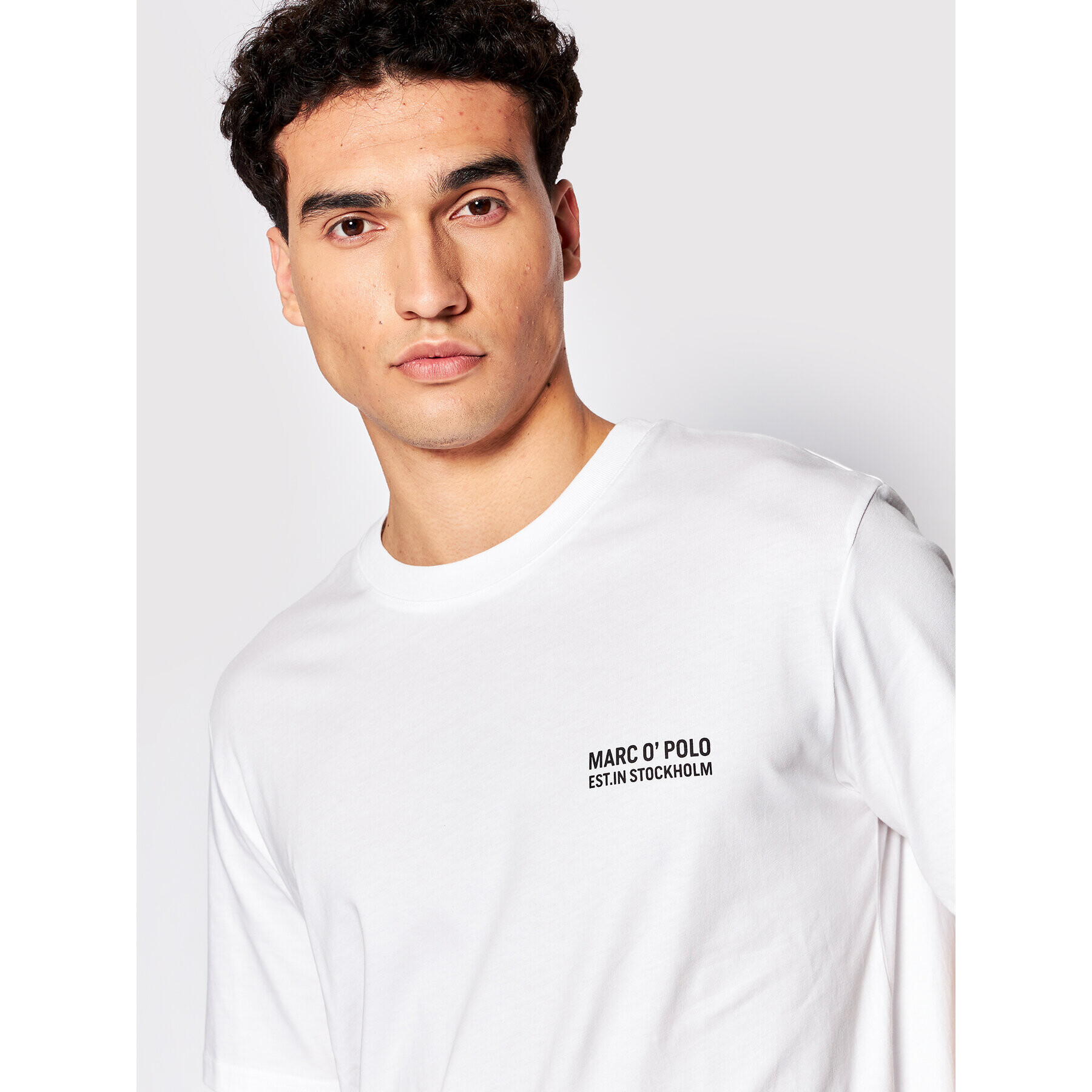 Marc O'Polo Тишърт 226 2012 51074 Бял Regular Fit - Pepit.bg