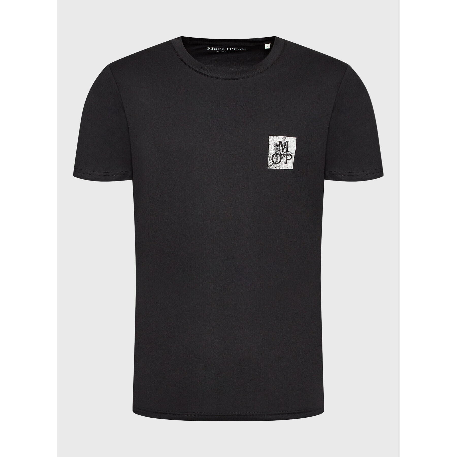 Marc O'Polo Тишърт 227 2012 51620 Черен Regular Fit - Pepit.bg