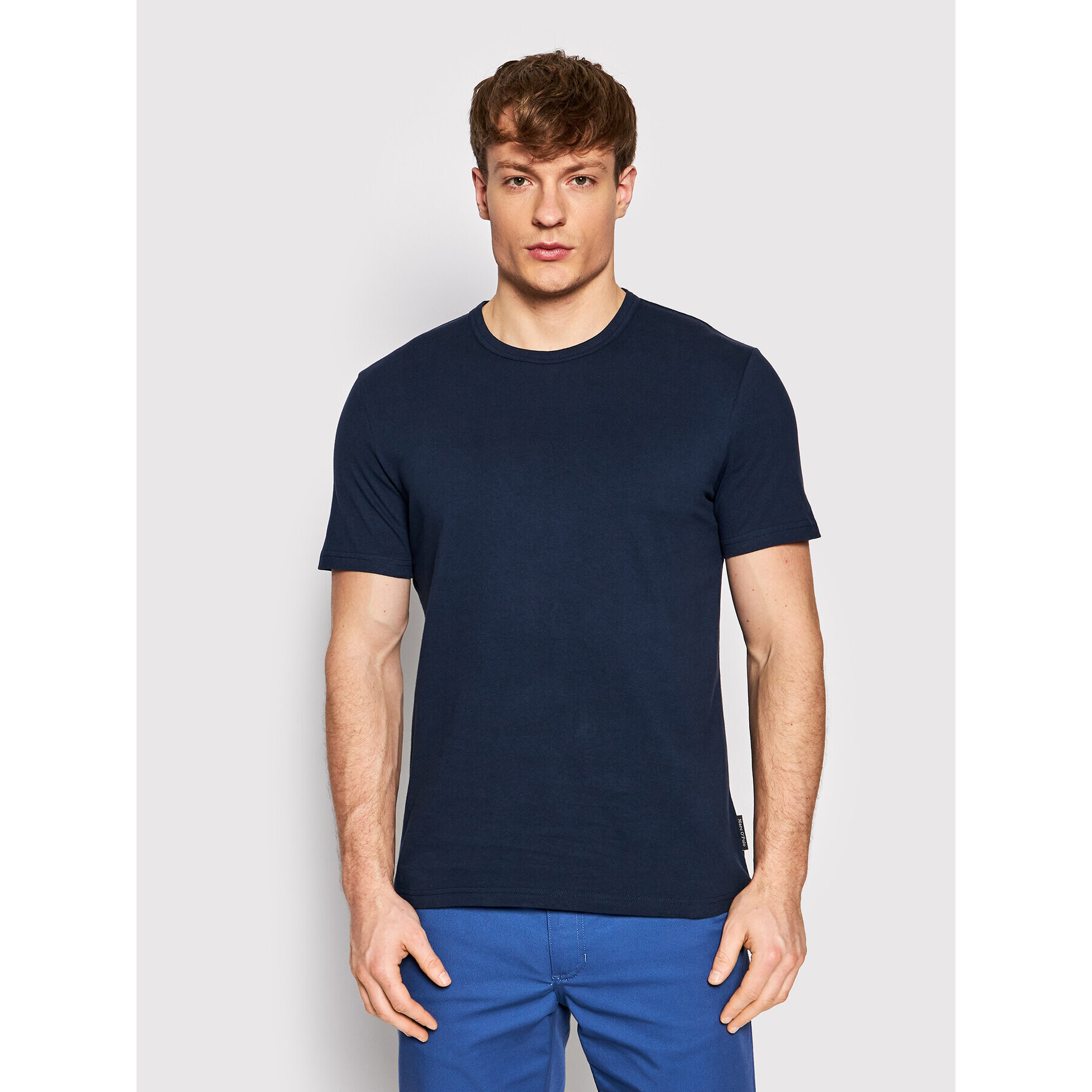 Marc O'Polo Тишърт B21 2016 51556 Тъмносин Regular Fit - Pepit.bg
