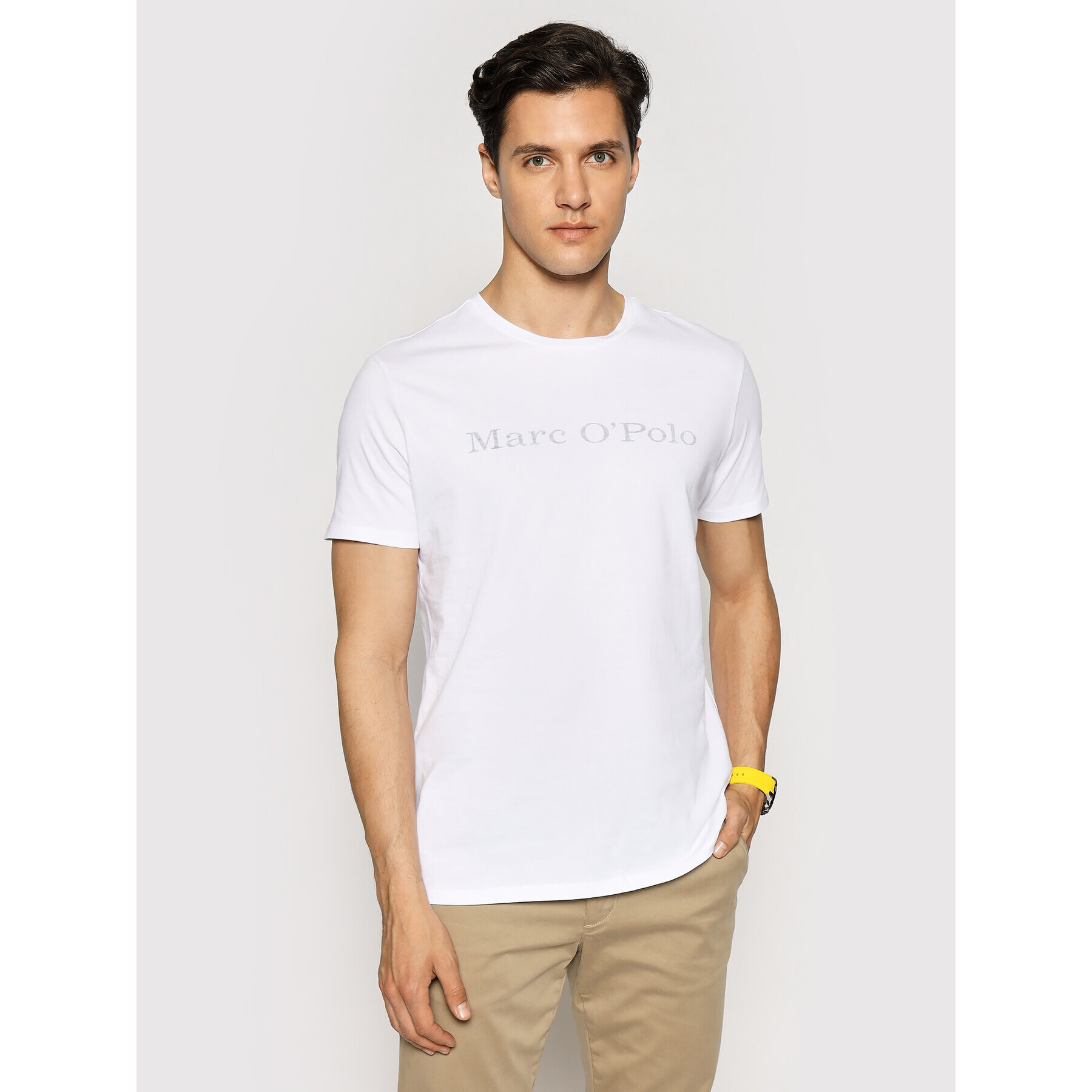 Marc O'Polo Тишърт B21 2220 51230 Бял Regular Fit - Pepit.bg