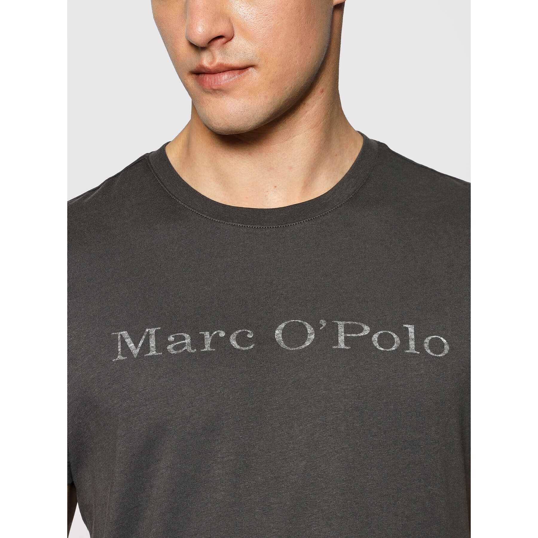 Marc O'Polo Тишърт B21 2220 51230 Сив Regular Fit - Pepit.bg