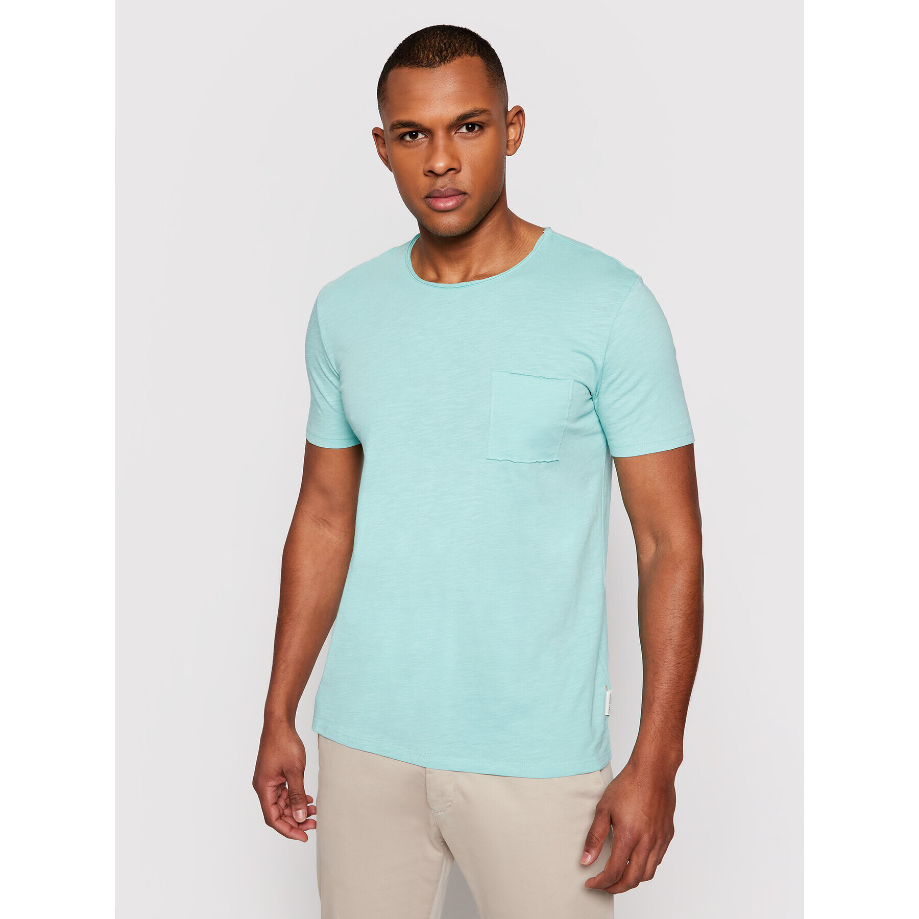 Marc O'Polo Тишърт M23 2176 51452 Зелен Shaped Fit - Pepit.bg