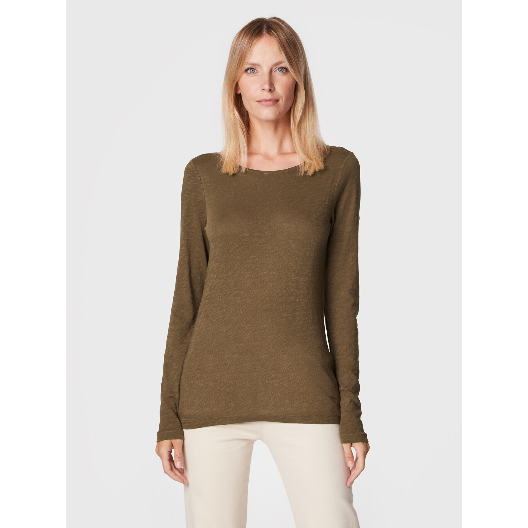 Marc O'Polo Блуза 208 2261 52199 Кафяв Regular Fit - Pepit.bg