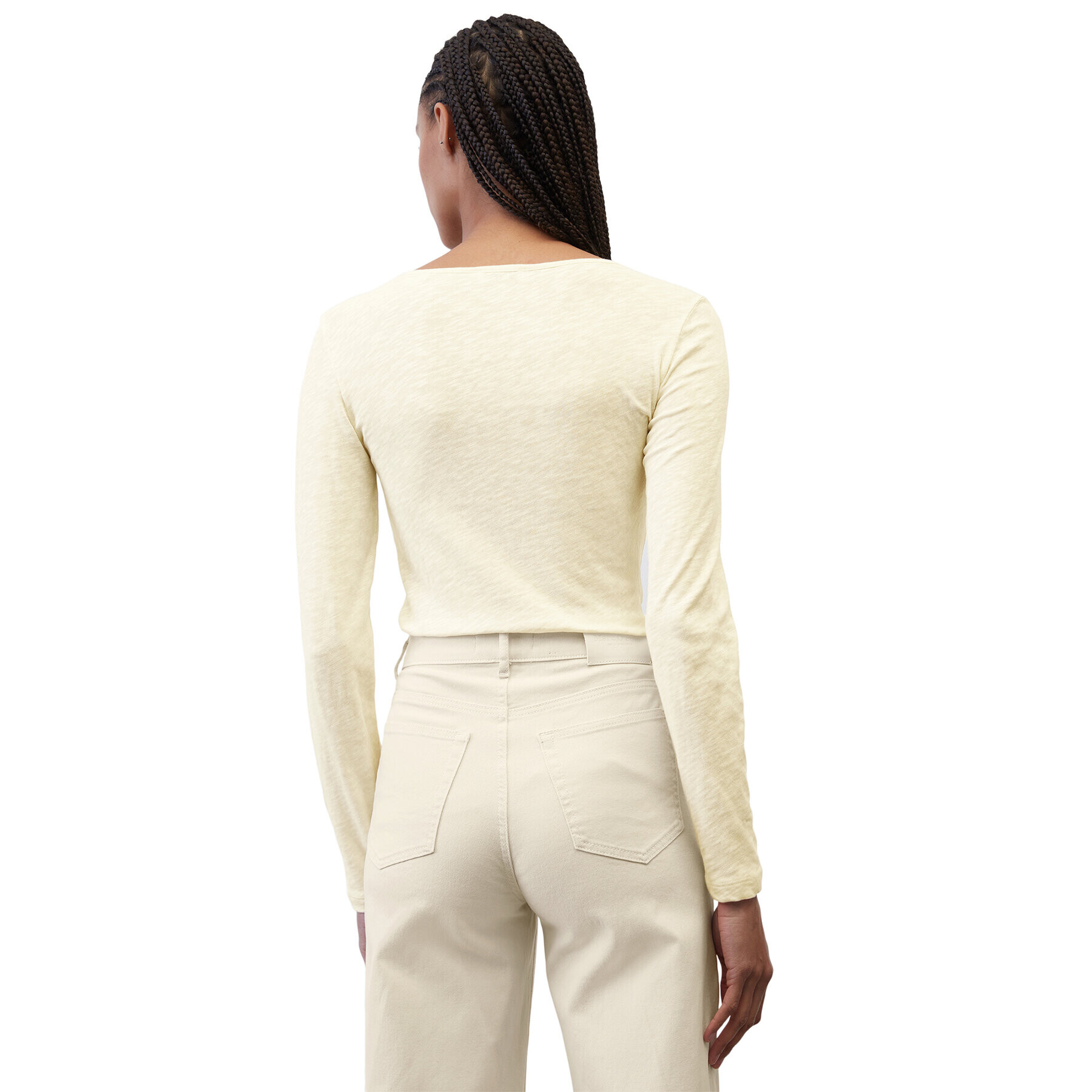 Marc O'Polo Блуза 302226152515 Бял Regular Fit - Pepit.bg