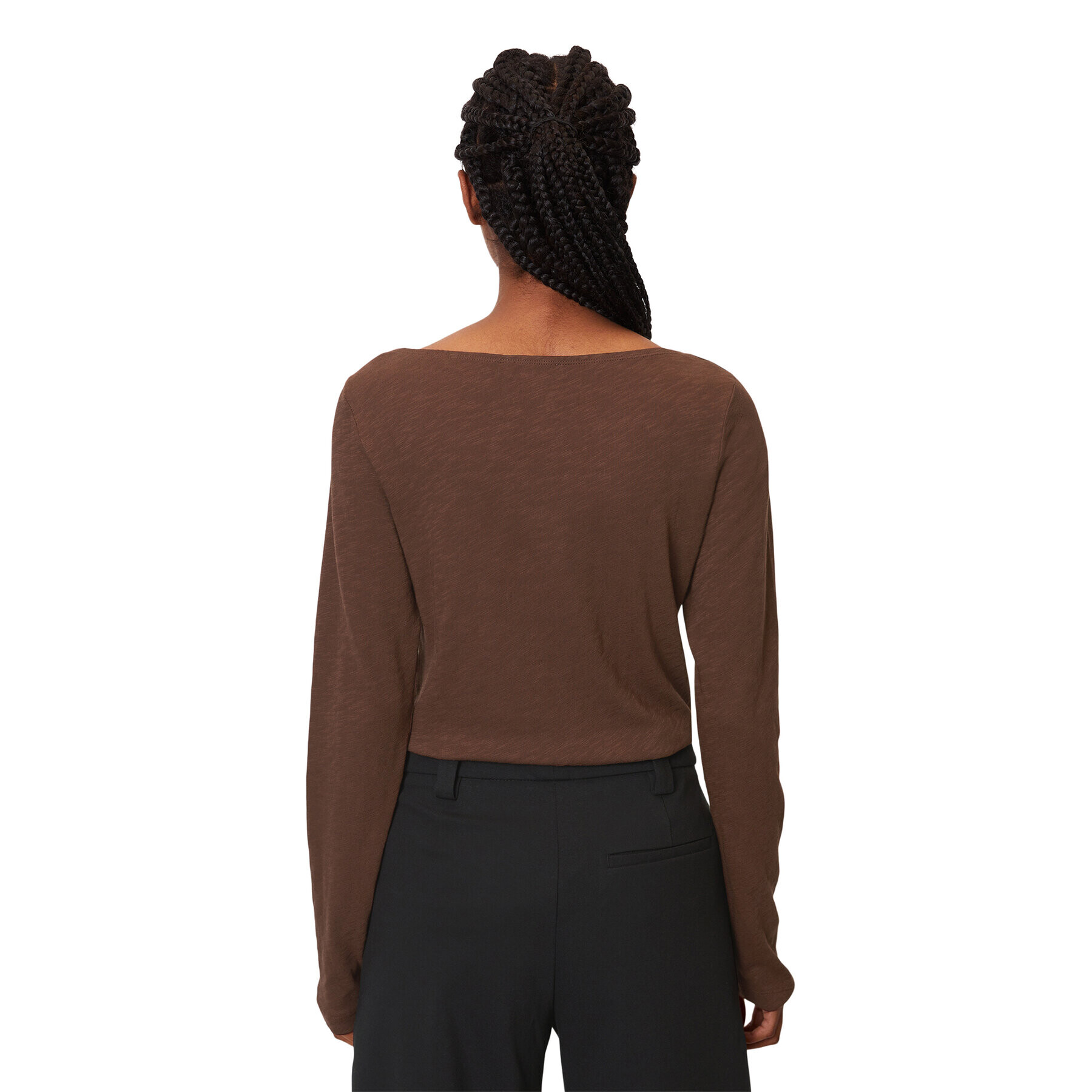 Marc O'Polo Блуза 307 2261 52199 Кафяв Regular Fit - Pepit.bg