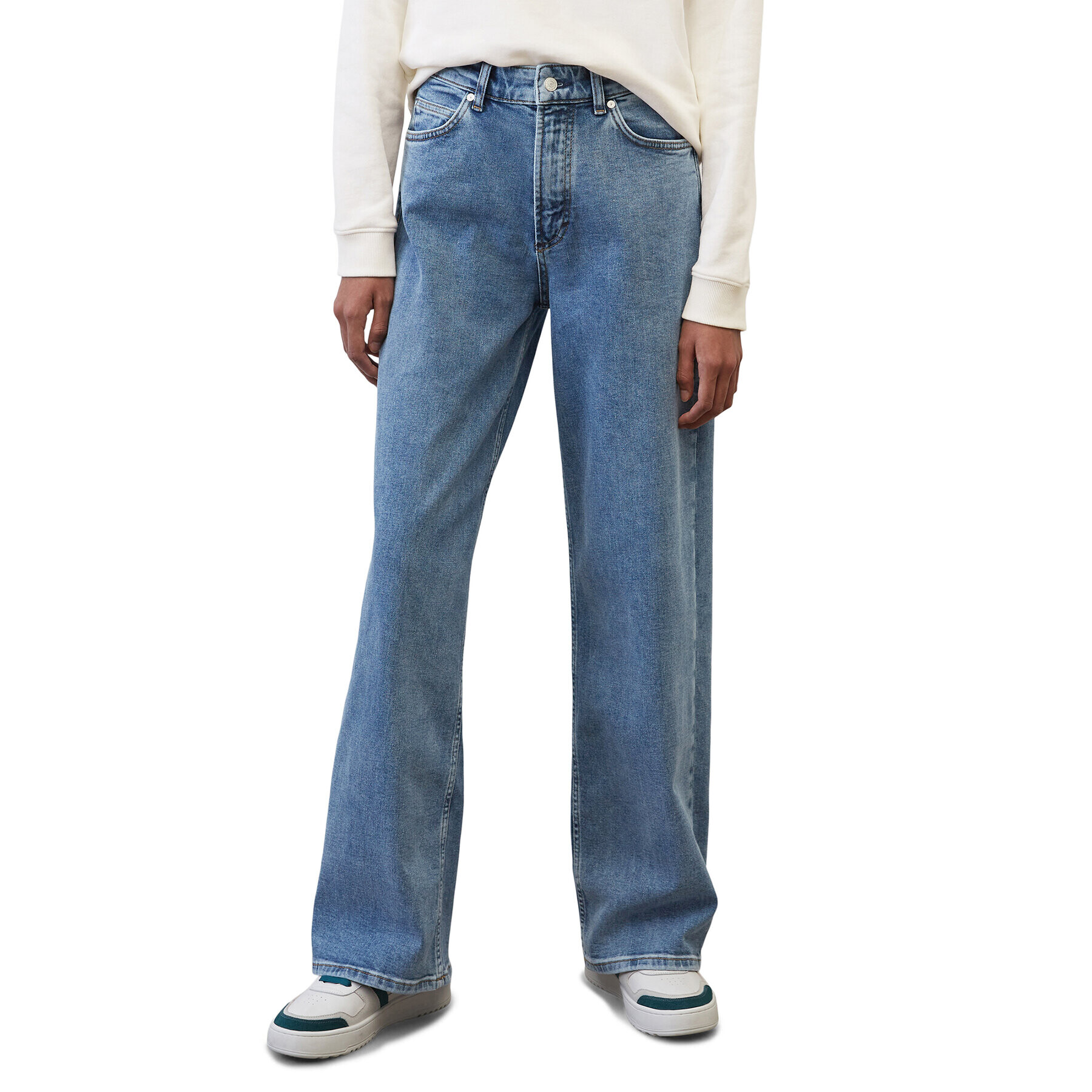 Marc O'Polo Denim Дънки 341921812313 Син Wide Leg - Pepit.bg