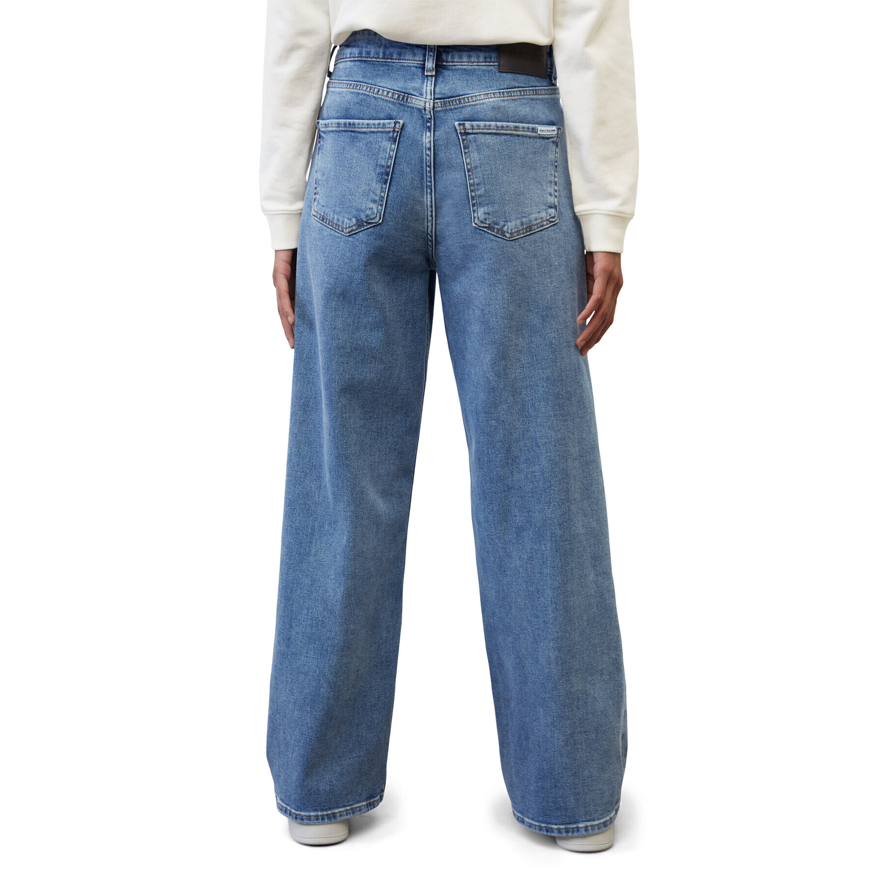 Marc O'Polo Denim Дънки 341921812313 Син Wide Leg - Pepit.bg